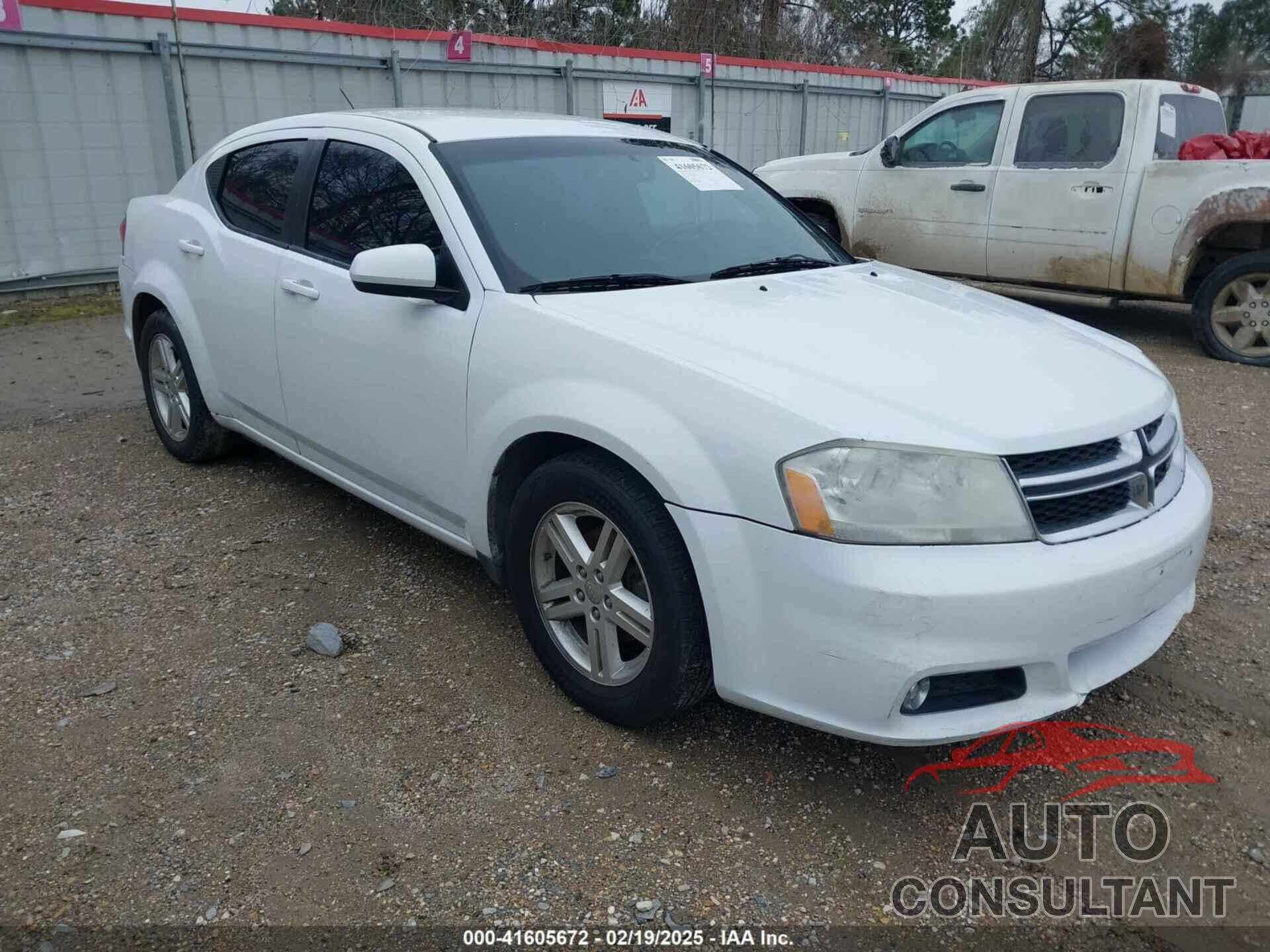 DODGE AVENGER 2013 - 1C3CDZCB6DN632405