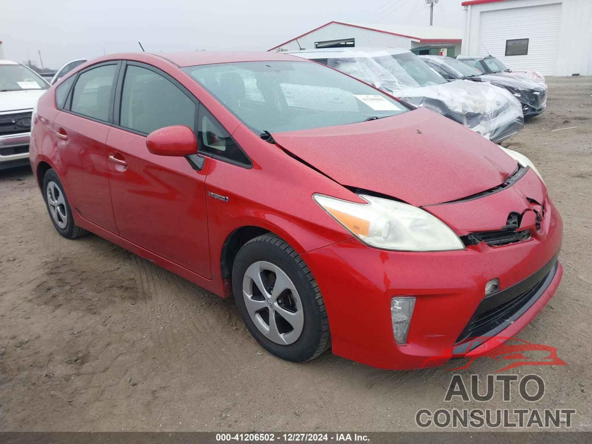 TOYOTA PRIUS 2013 - JTDKN3DU6D0346326