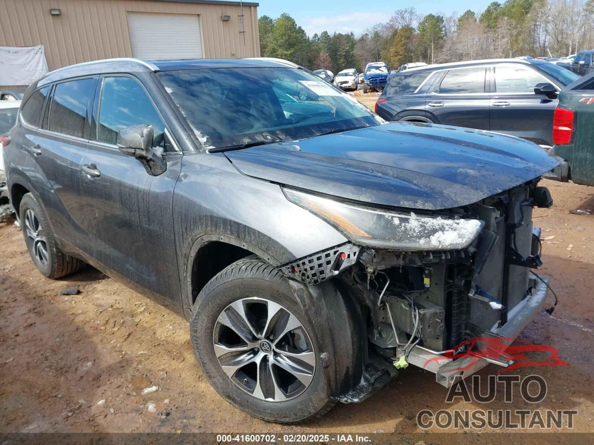 TOYOTA HIGHLANDER 2021 - 5TDGZRAH3MS537395