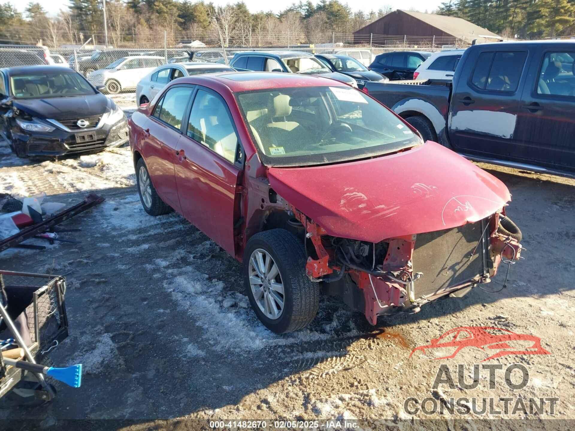 TOYOTA COROLLA 2009 - 2T1BU40E79C128187