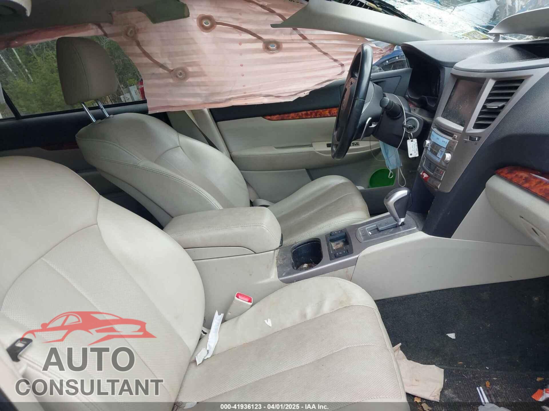 SUBARU OUTBACK 2012 - 4S4BRBLC7C3272575