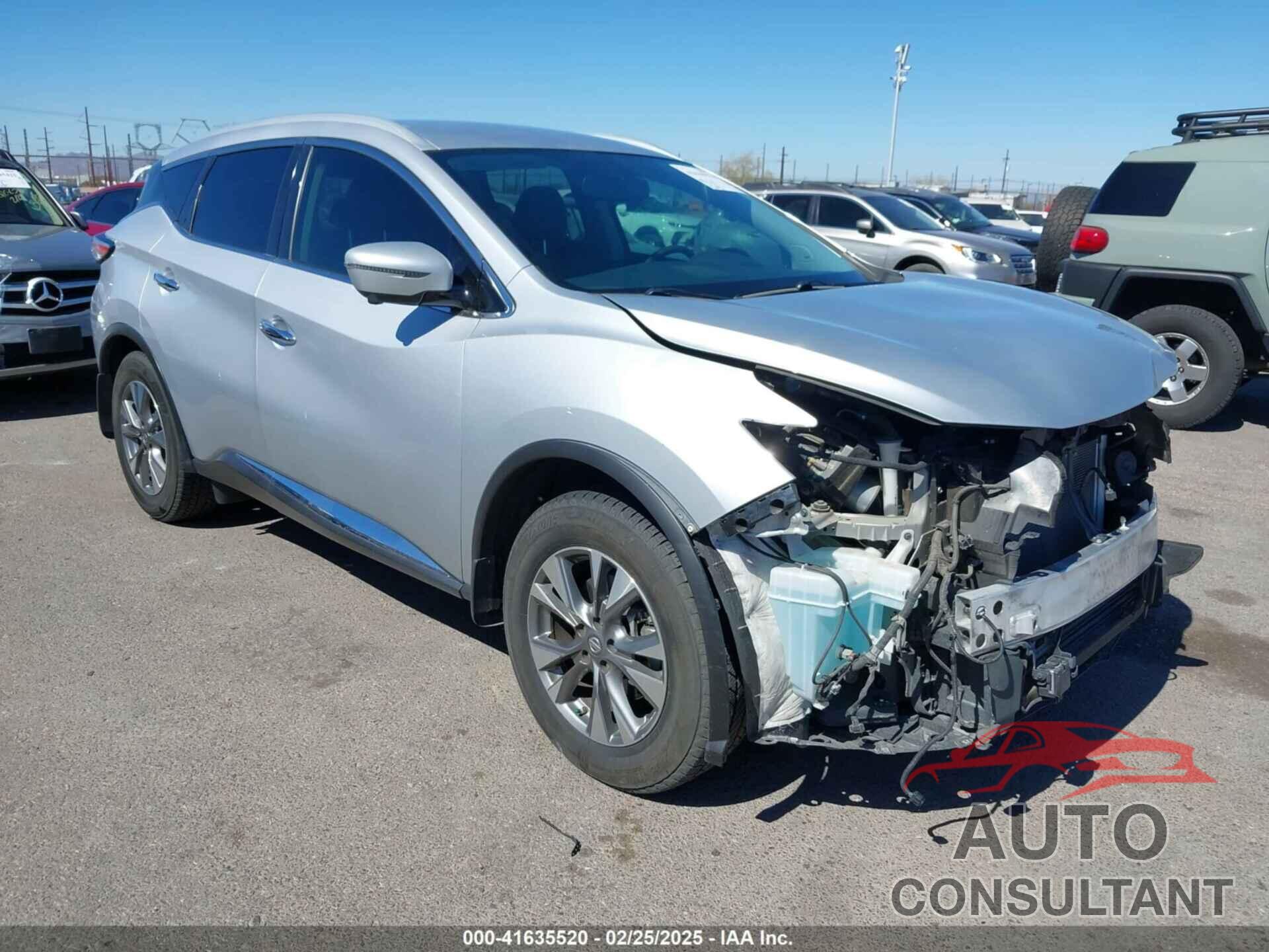 NISSAN MURANO 2018 - 5N1AZ2MG7JN197584