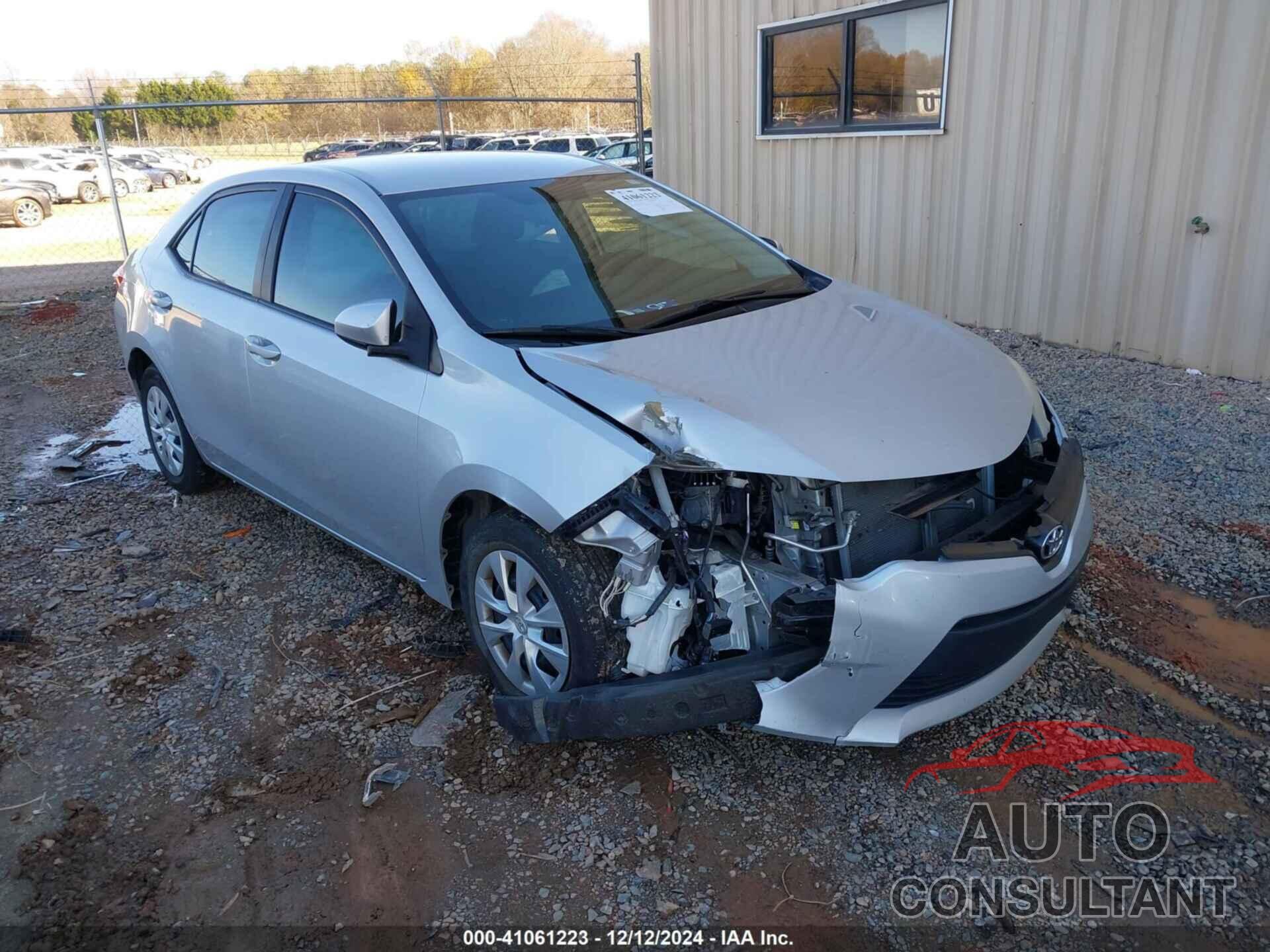 TOYOTA COROLLA 2014 - 2T1BURHEXEC108673