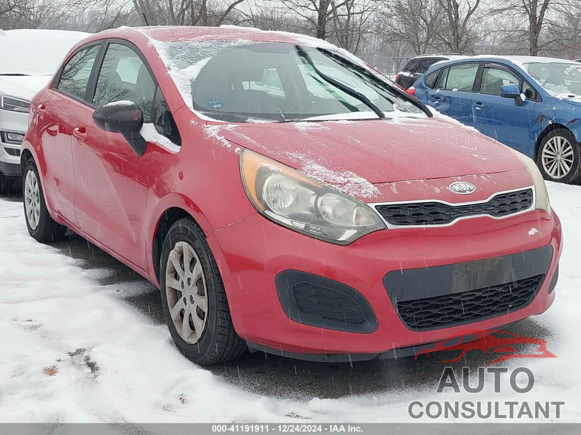 KIA RIO5 2012 - KNADN5A3XC6083184