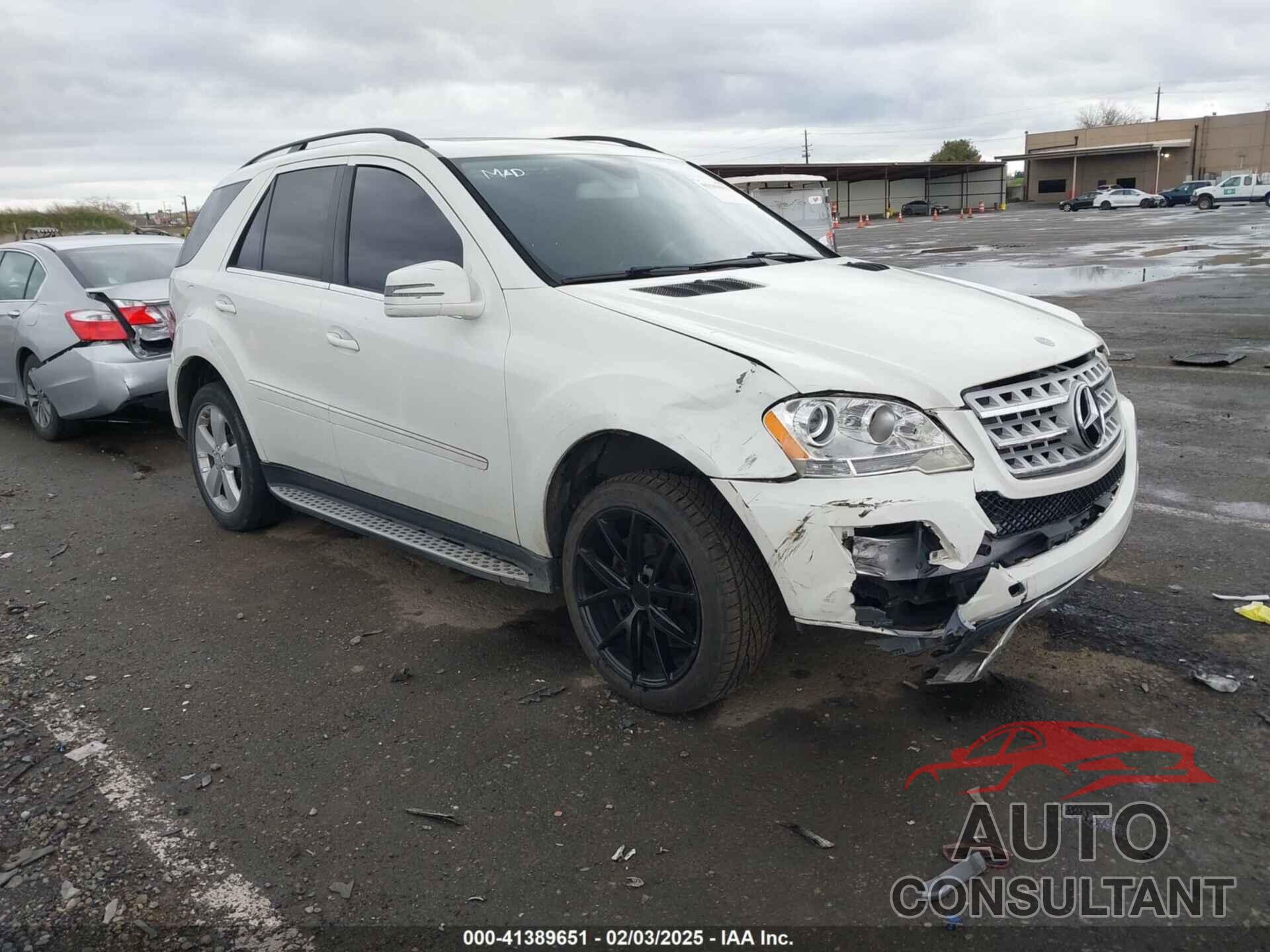 MERCEDES-BENZ ML 350 2011 - 4JGBB5GB5BA672071