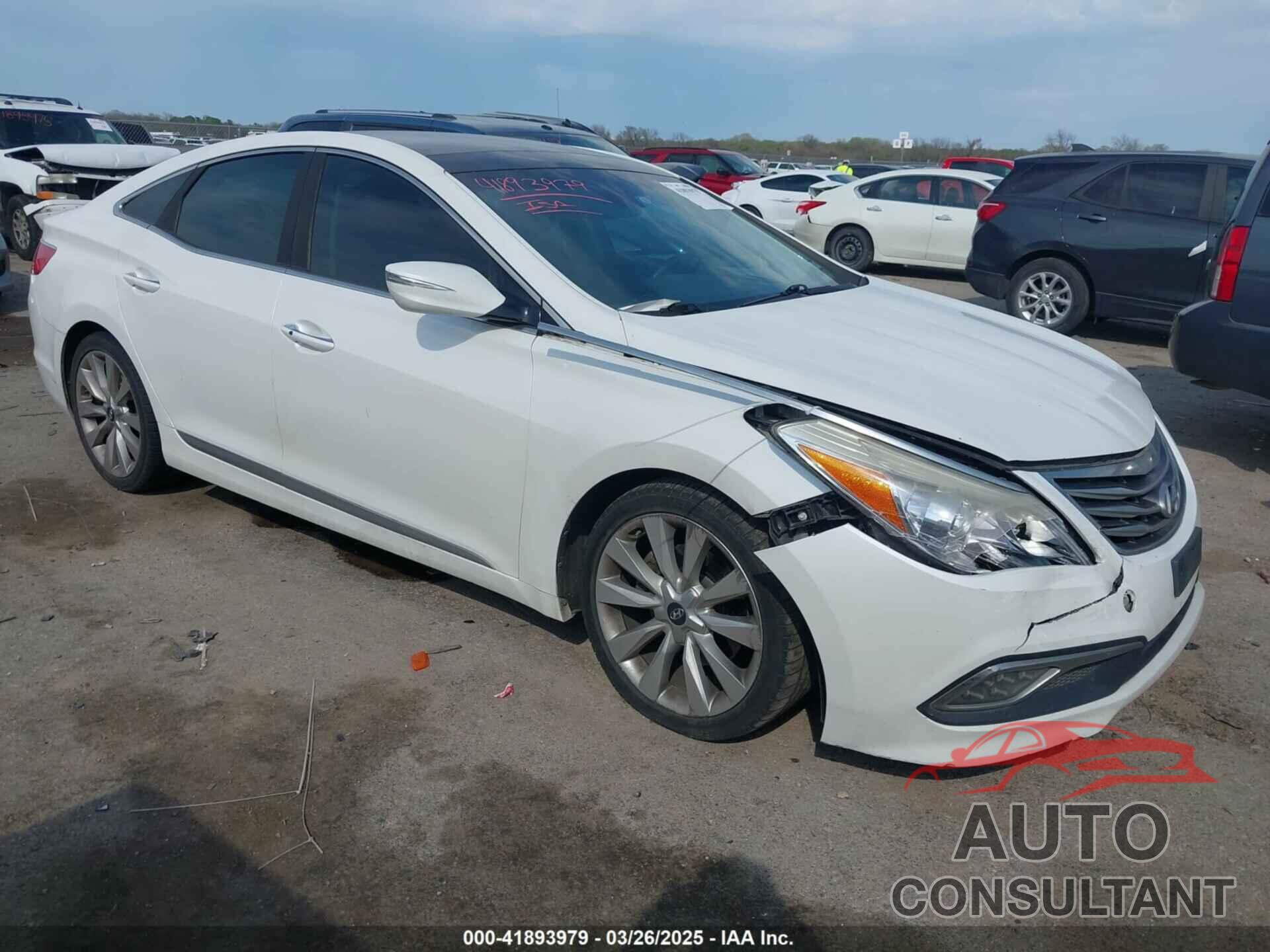 HYUNDAI AZERA 2015 - KMHFH4JG7FA476458