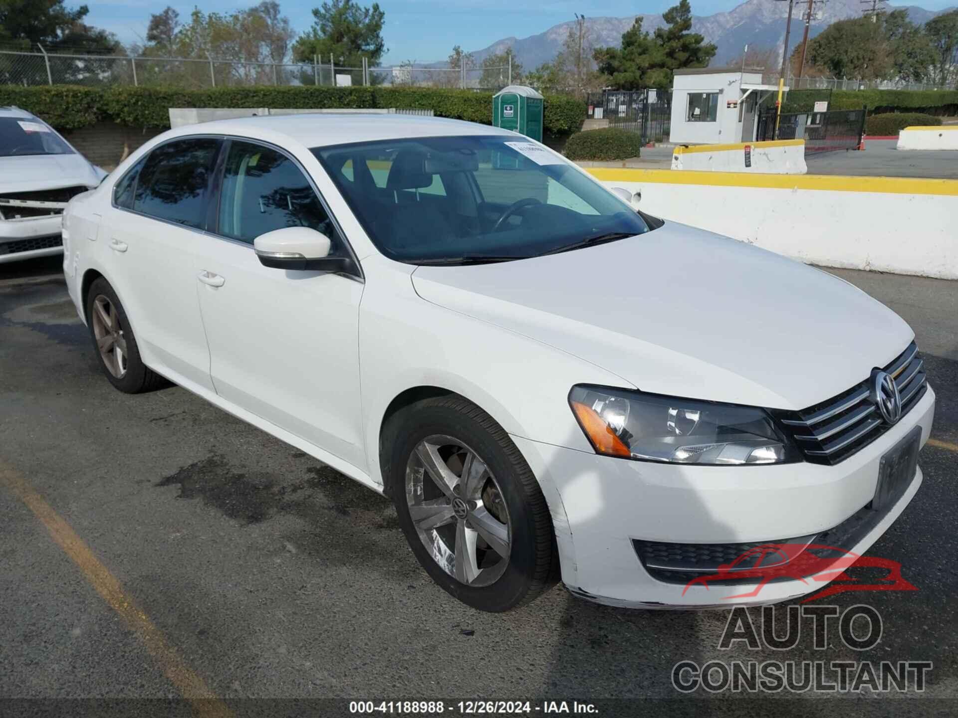 VOLKSWAGEN PASSAT 2013 - 1VWBP7A36DC044401