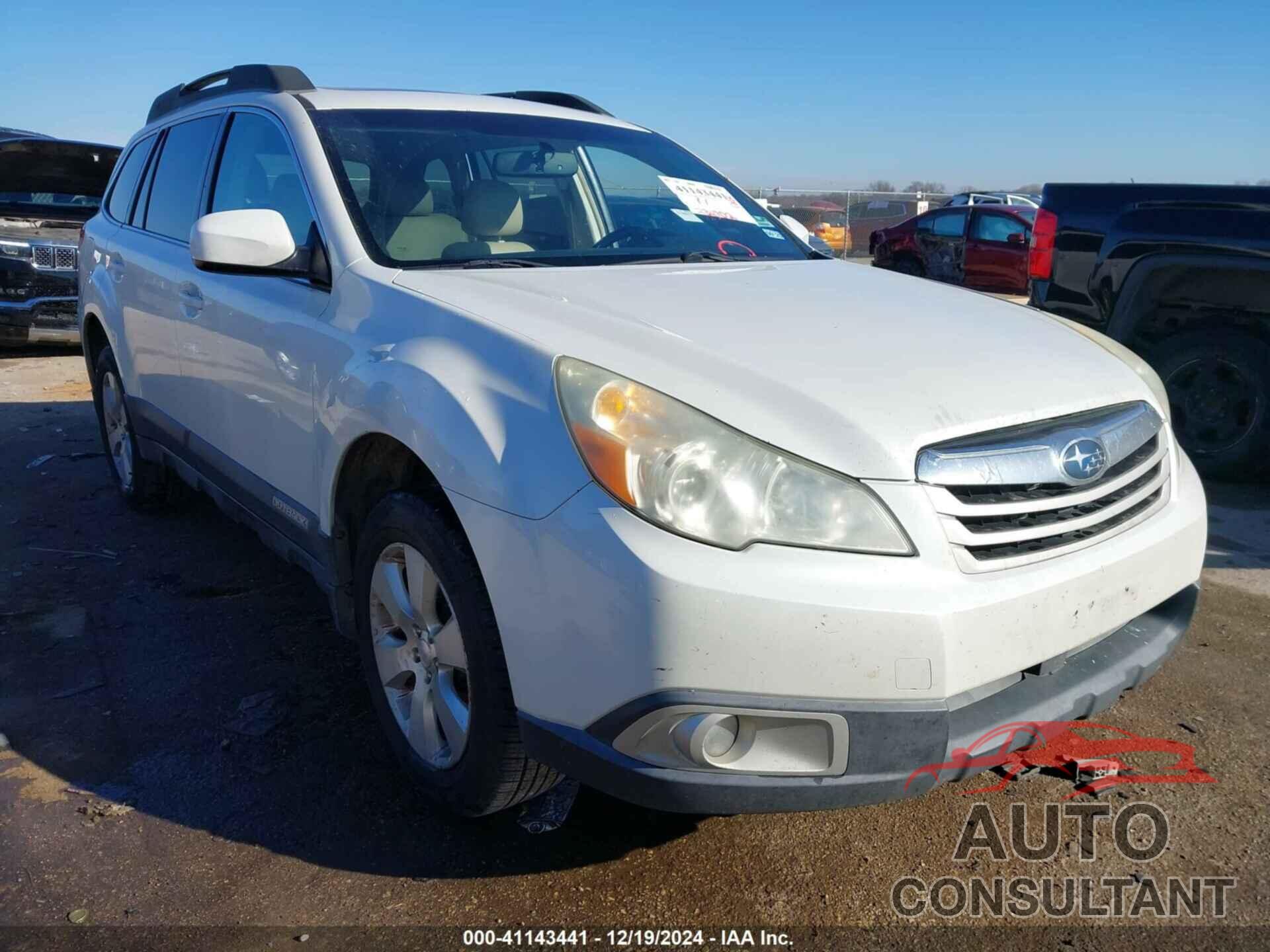 SUBARU OUTBACK 2010 - 4S4BRDHCXA2368689