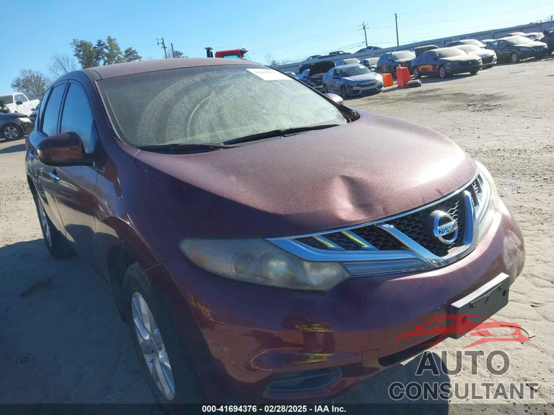 NISSAN MURANO 2011 - JN8AZ1MU9BW064877