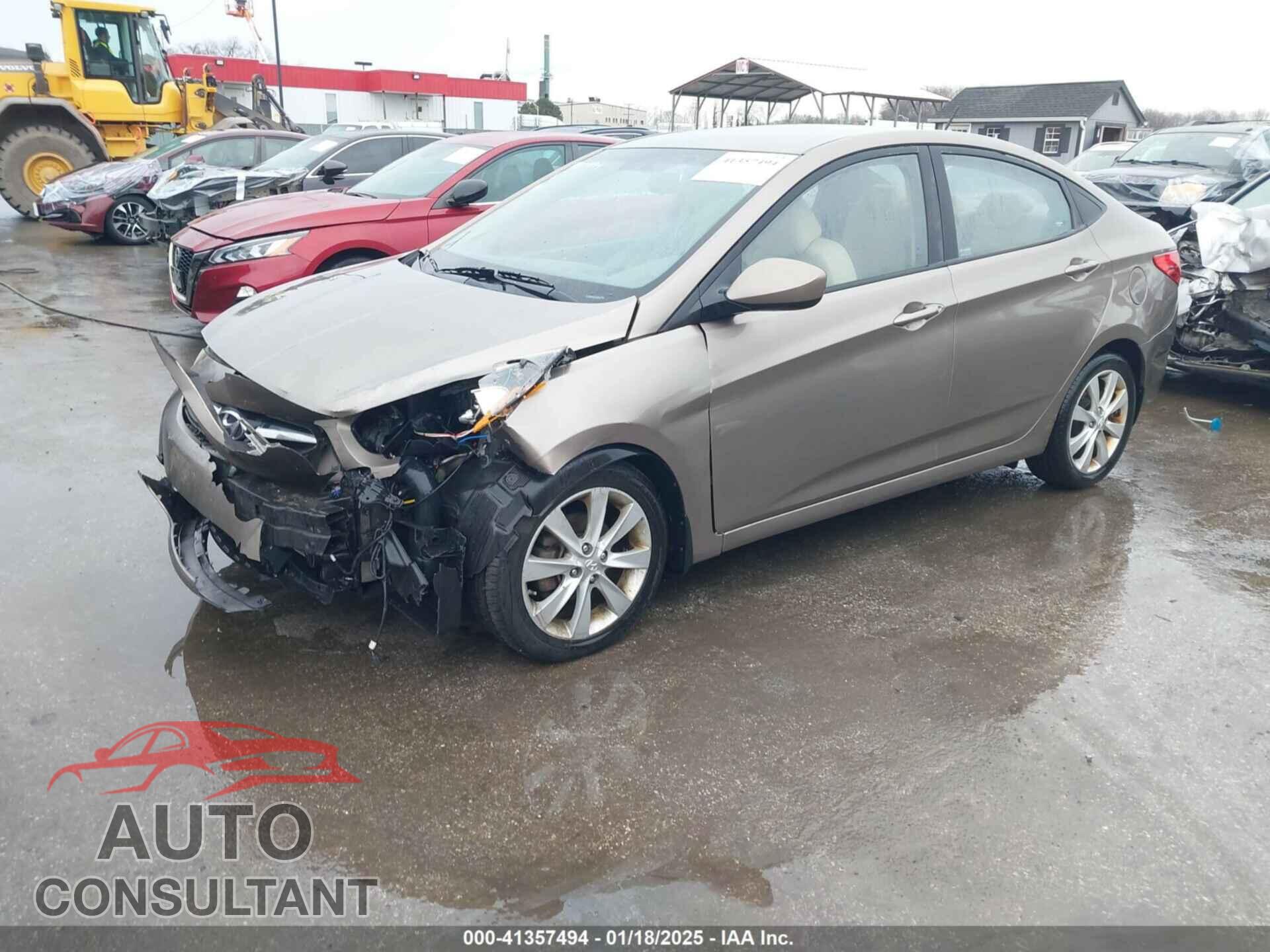 HYUNDAI ACCENT 2013 - KMHCU4AE0DU444931