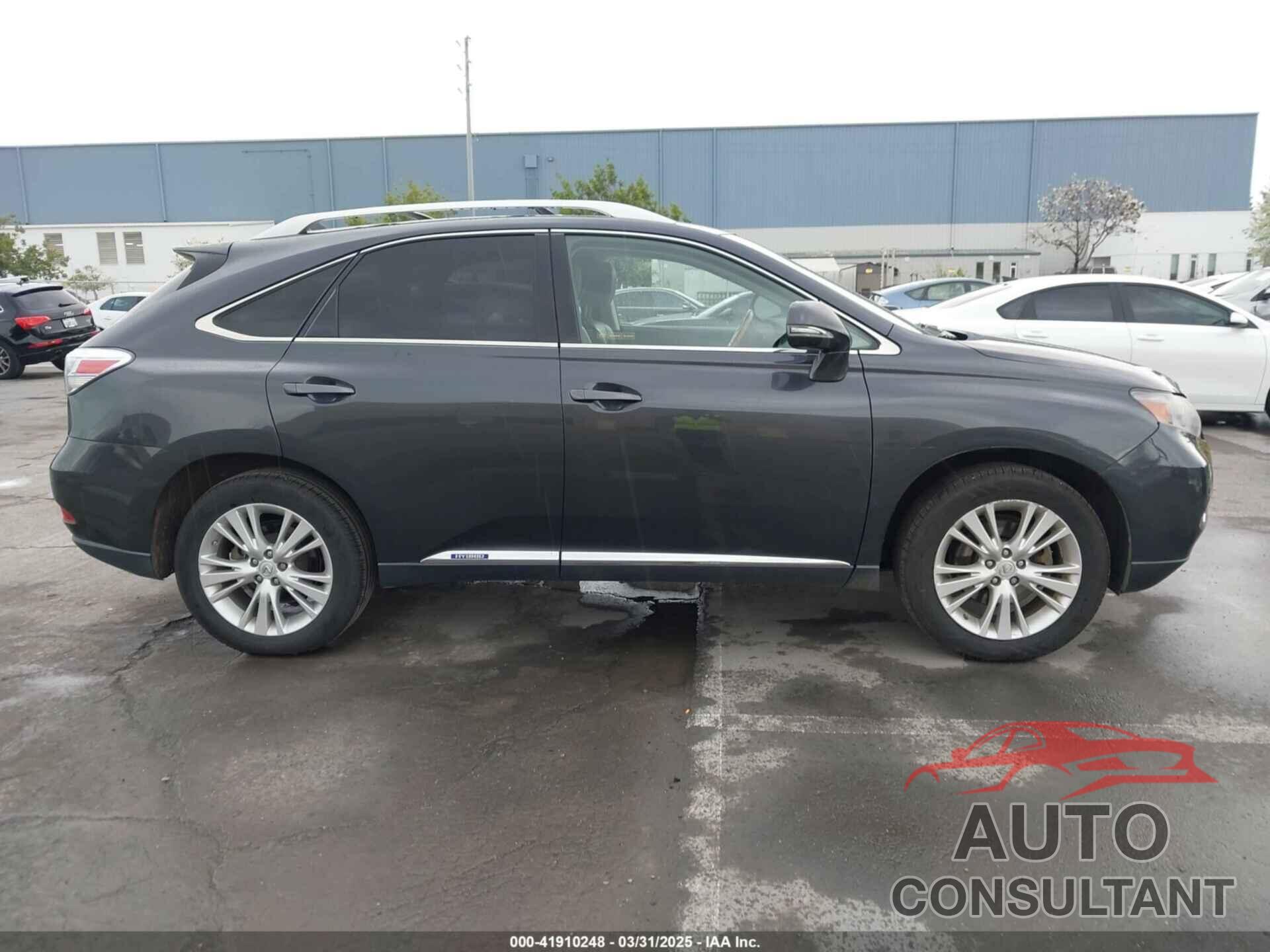 LEXUS RX 450H 2010 - JTJBC1BA7A2415024