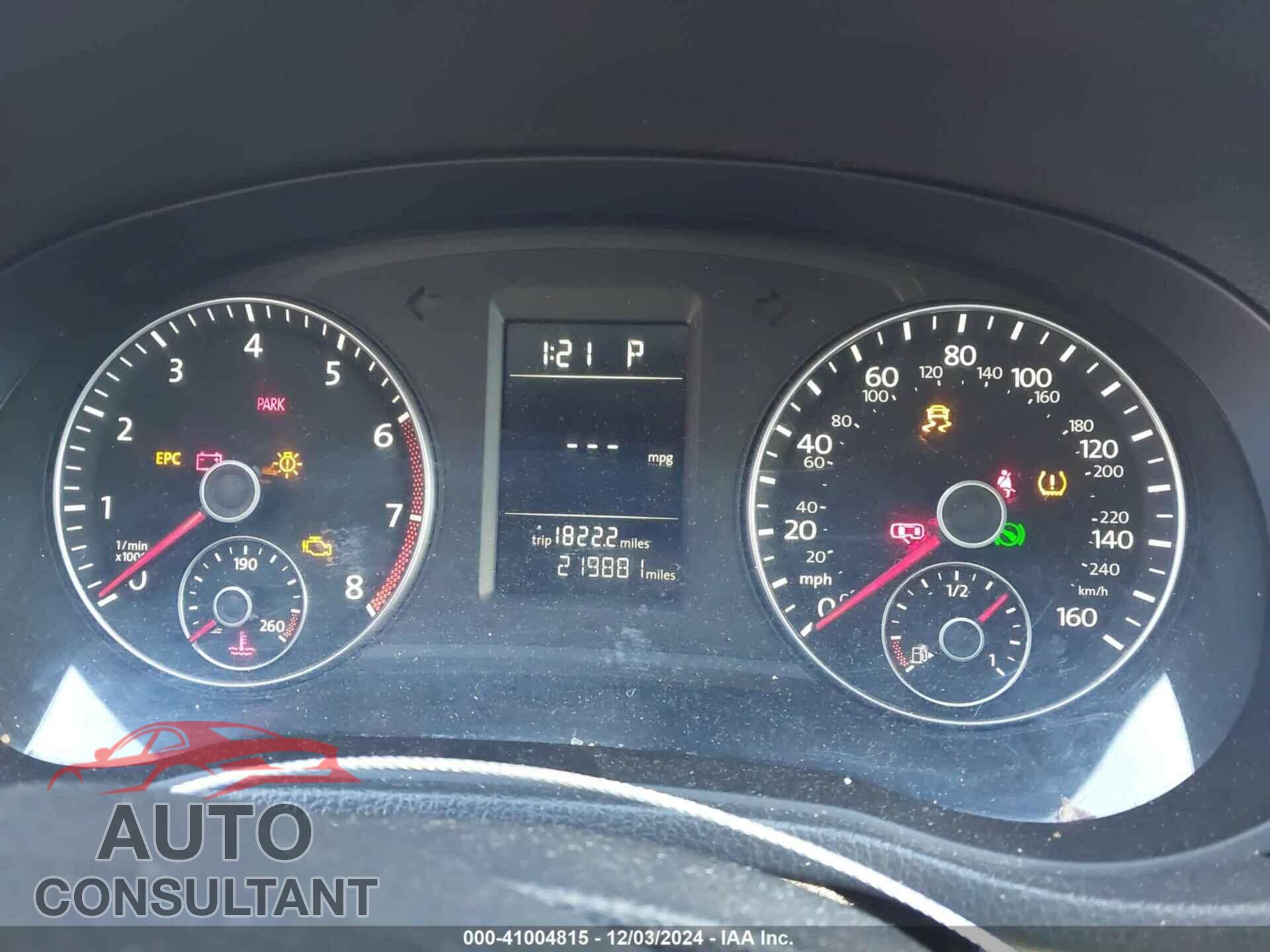 VOLKSWAGEN PASSAT 2014 - 1VWAP7A30EC008863