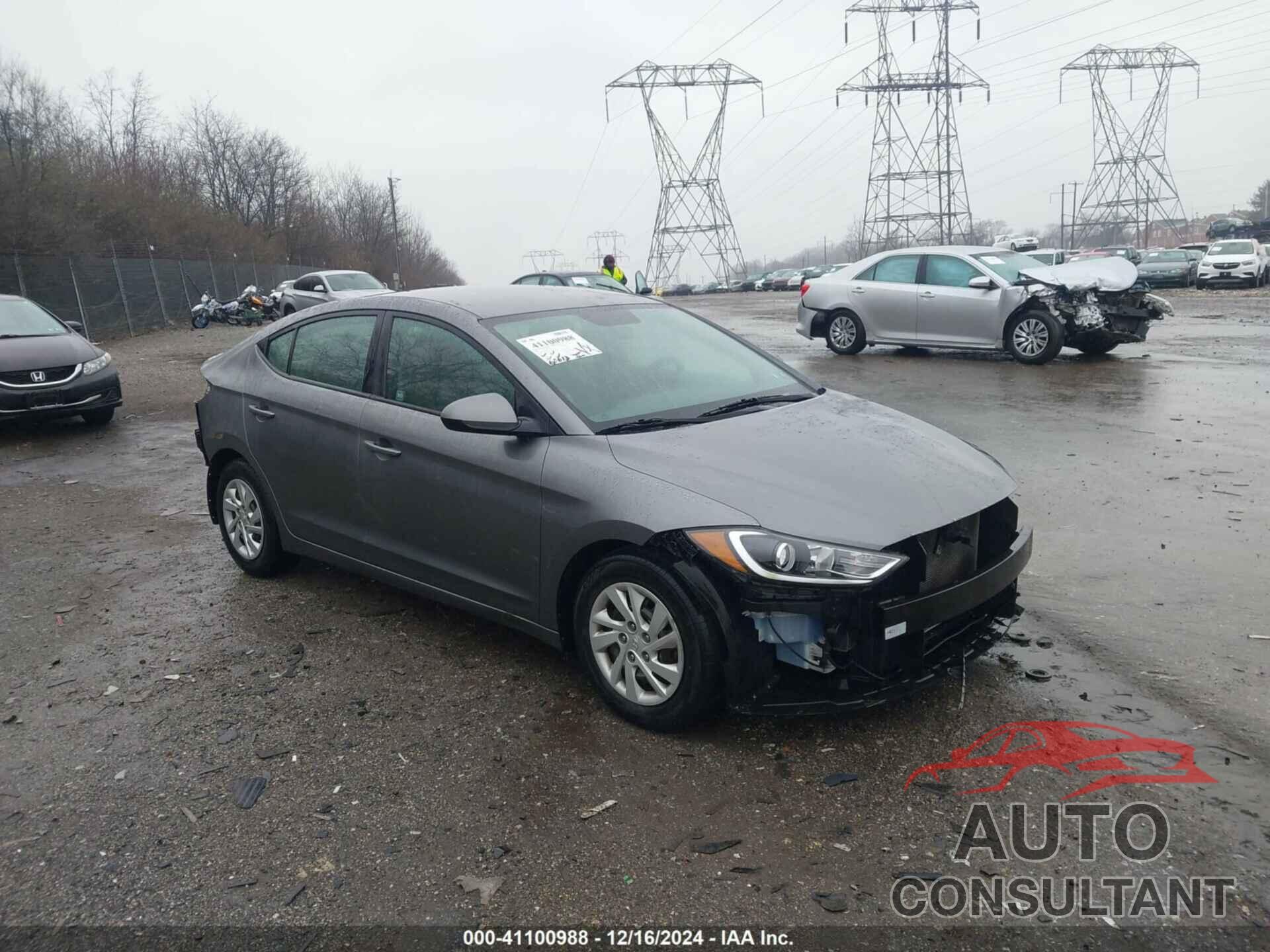 HYUNDAI ELANTRA 2018 - 5NPD74LF3JH332054