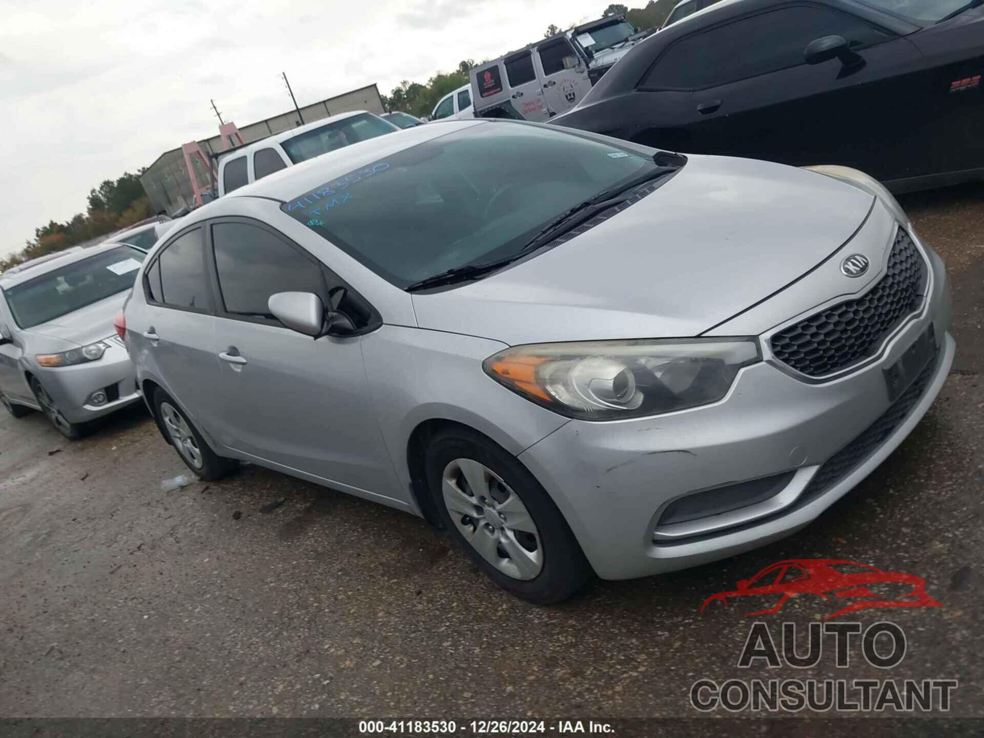 KIA FORTE 2016 - KNAFK4A66G5511527