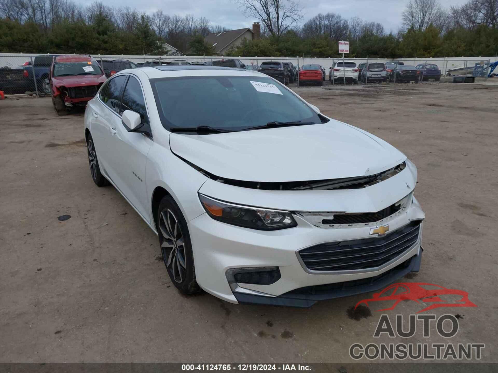 CHEVROLET MALIBU 2016 - 1G1ZE5ST4GF244263