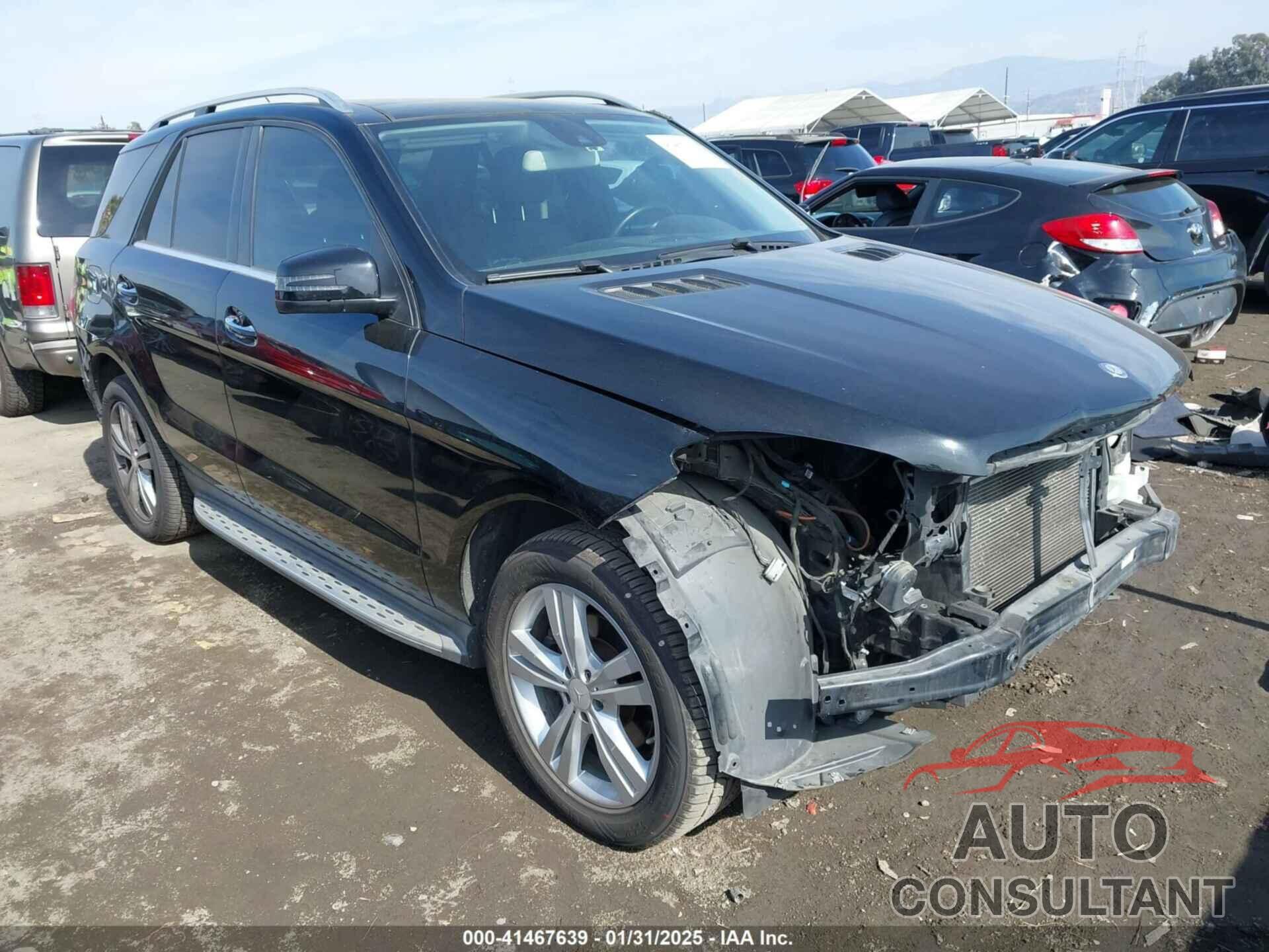 MERCEDES-BENZ ML 350 2013 - 4JGDA5JB4DA224637