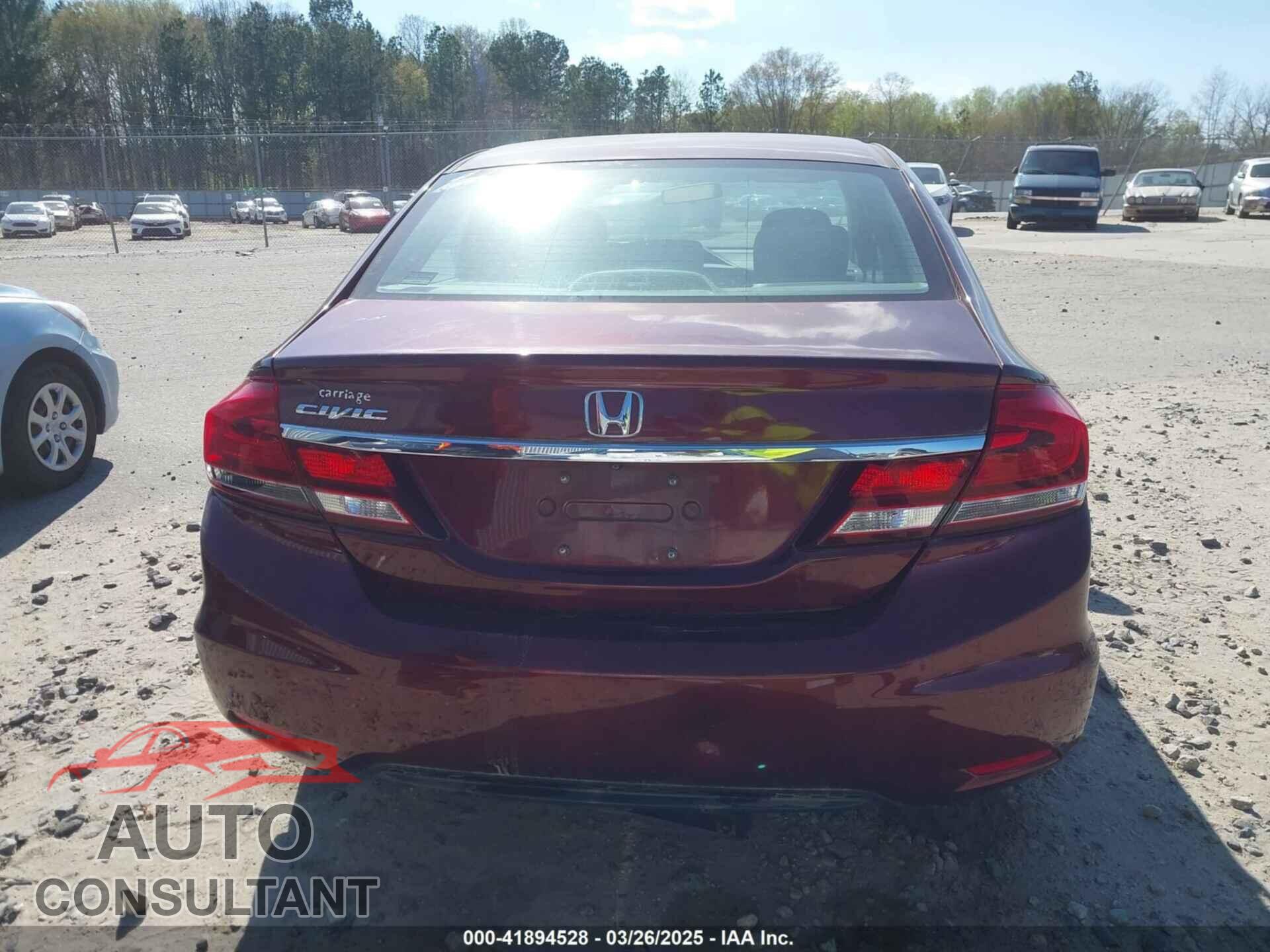 HONDA CIVIC 2014 - 19XFB2F5XEE009709