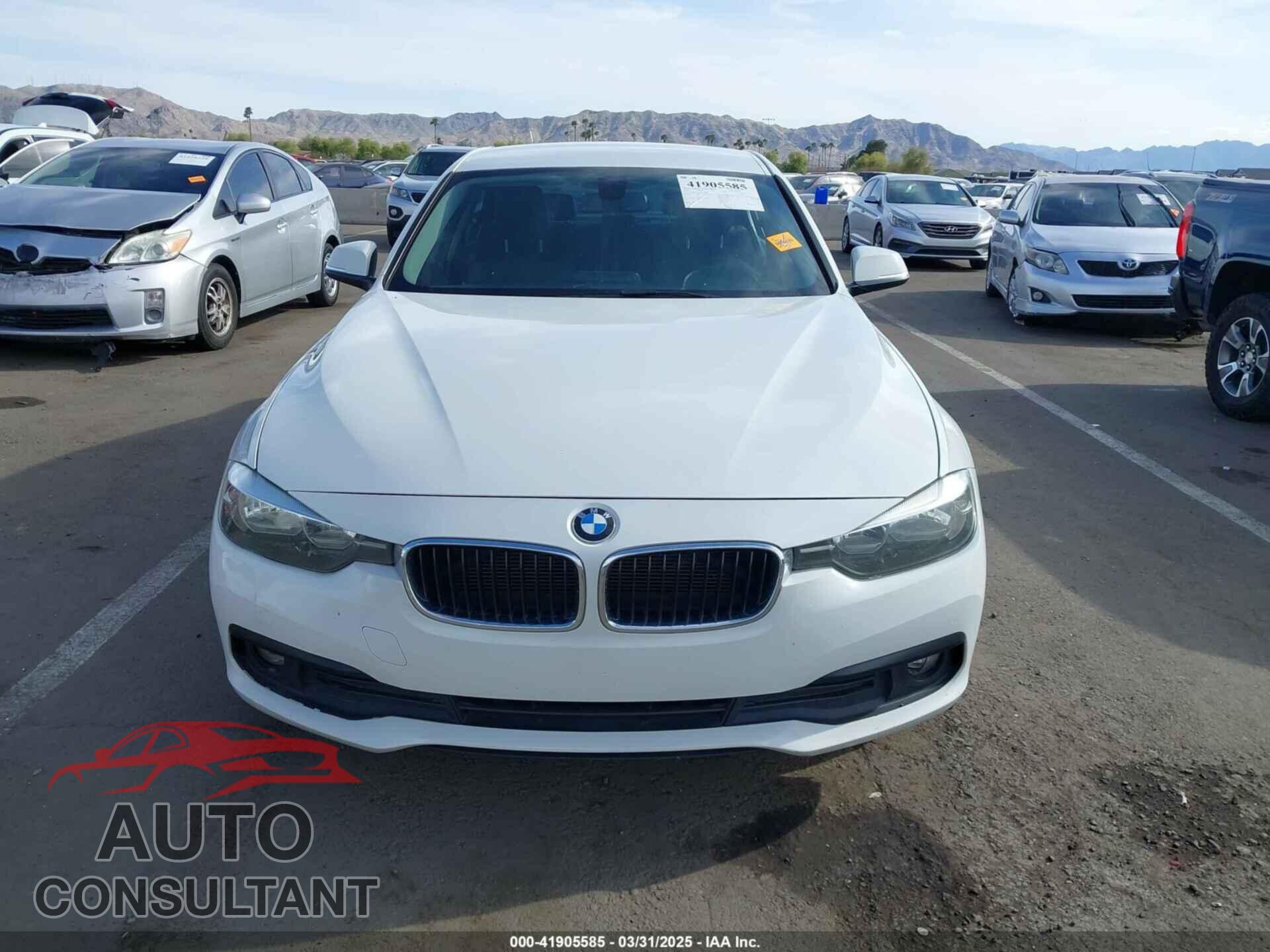 BMW 320I 2016 - WBA8E1G55GNU10623