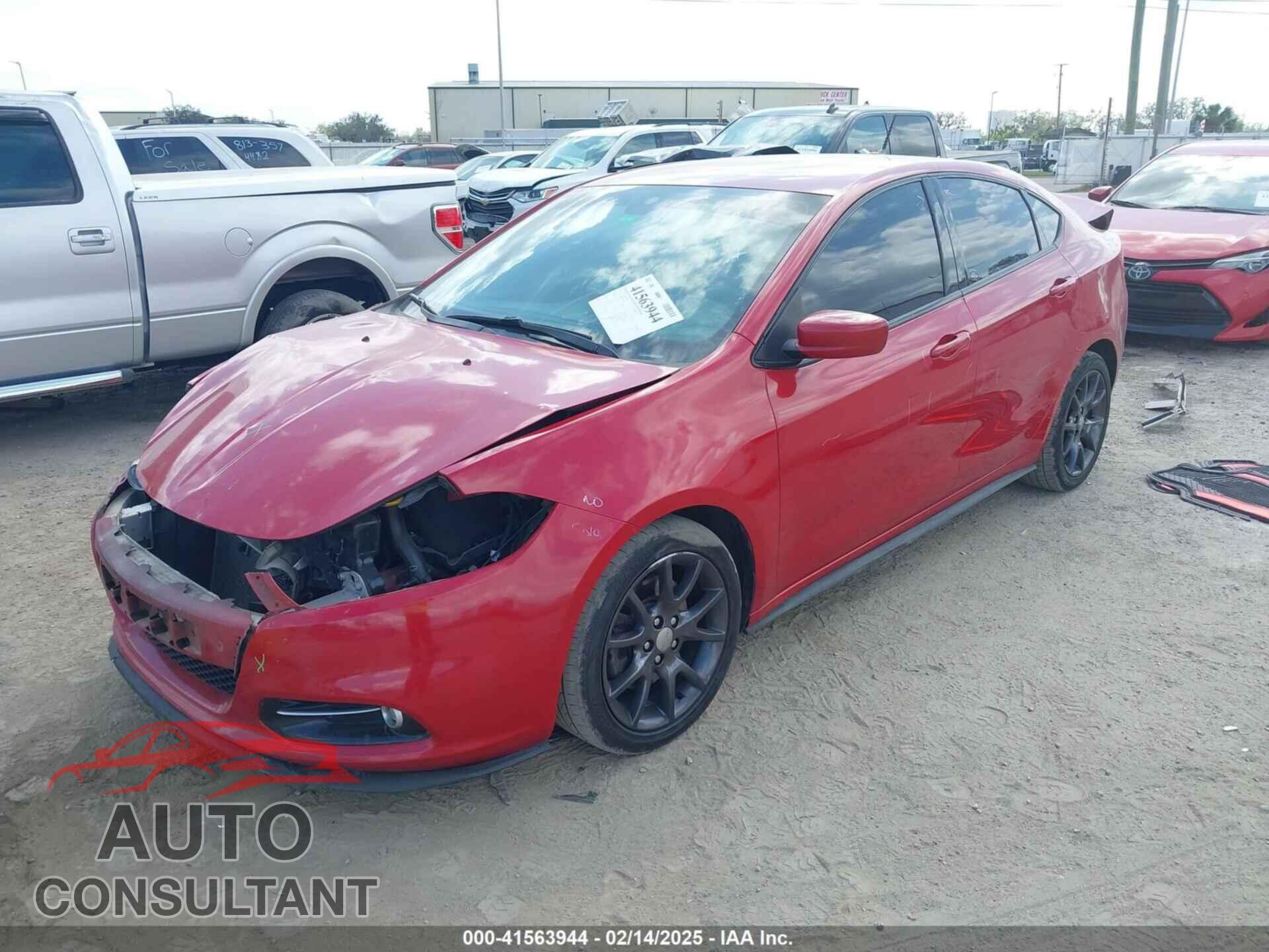 DODGE DART 2015 - 1C3CDFBB1FD415207