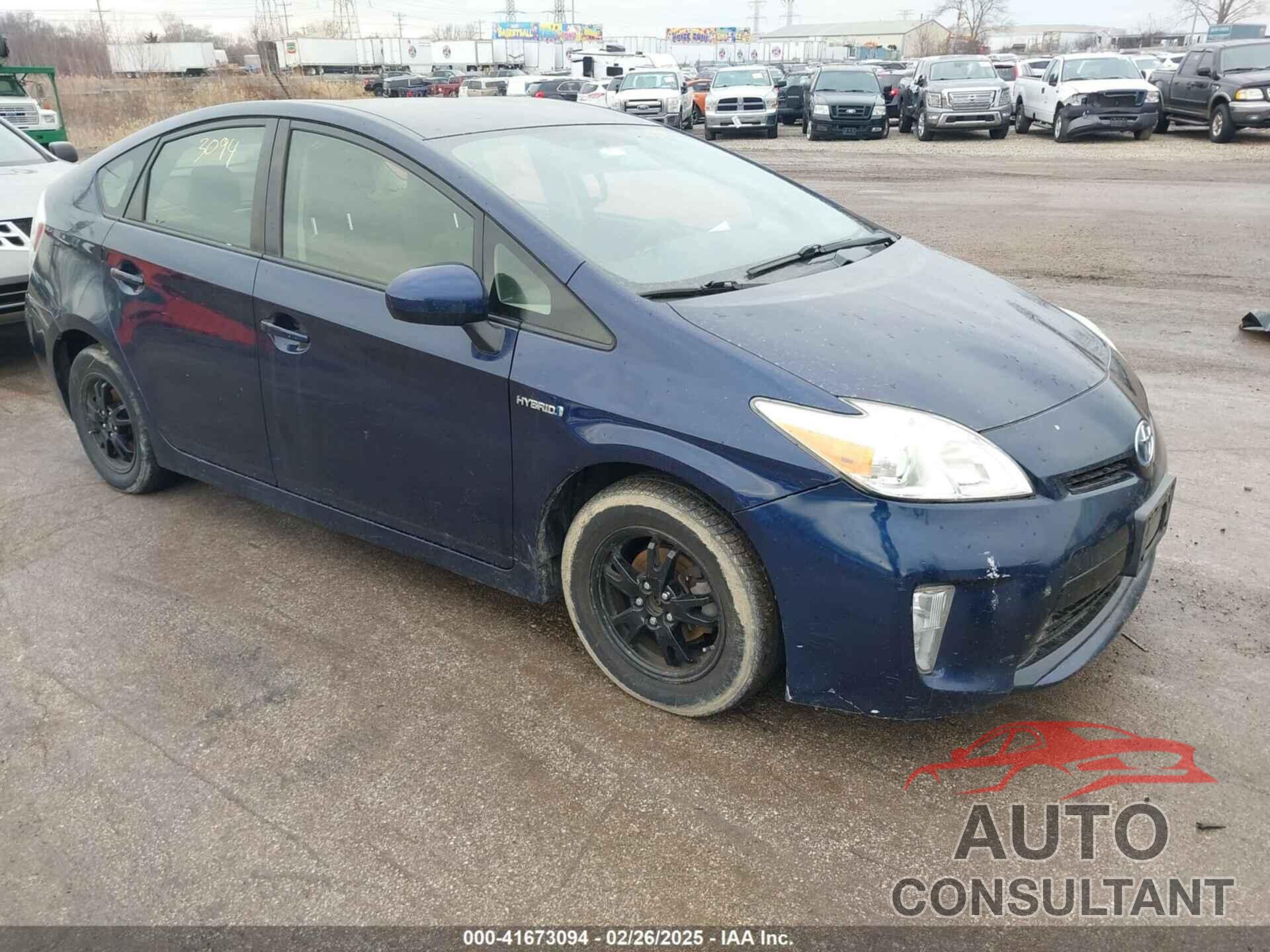 TOYOTA PRIUS 2014 - JTDKN3DU0E0369036