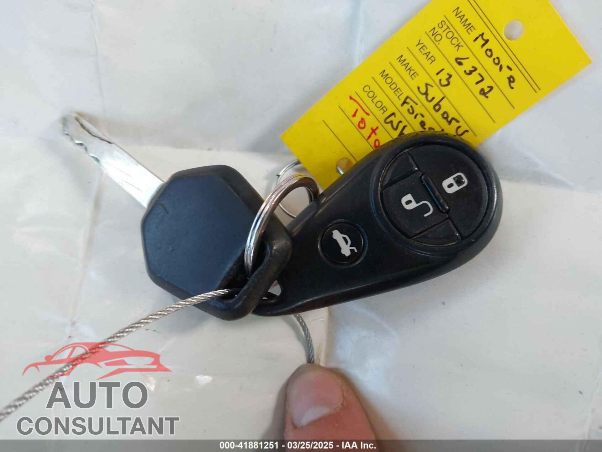 SUBARU FORESTER 2013 - JF2SHABCXDG422094