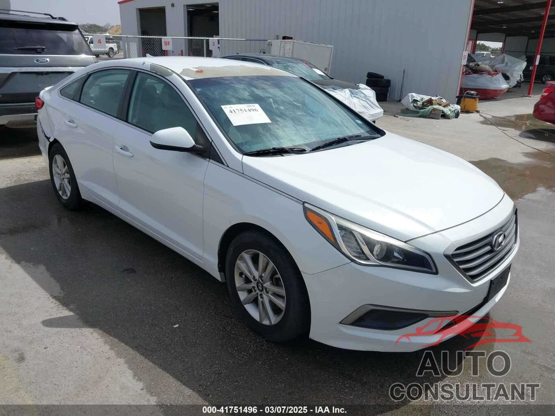 HYUNDAI SONATA 2016 - 5NPE24AFXGH278119