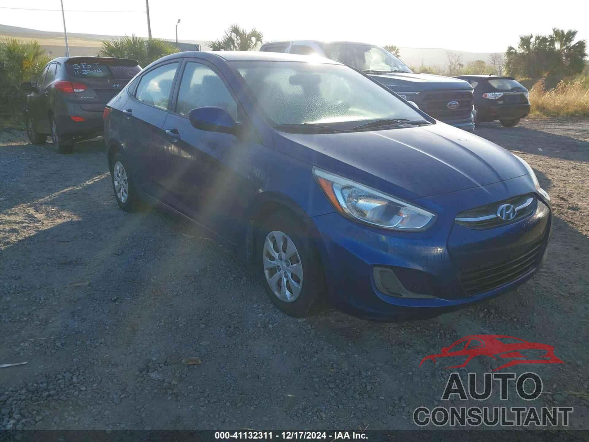 HYUNDAI ACCENT 2016 - KMHCT4AE3GU029433