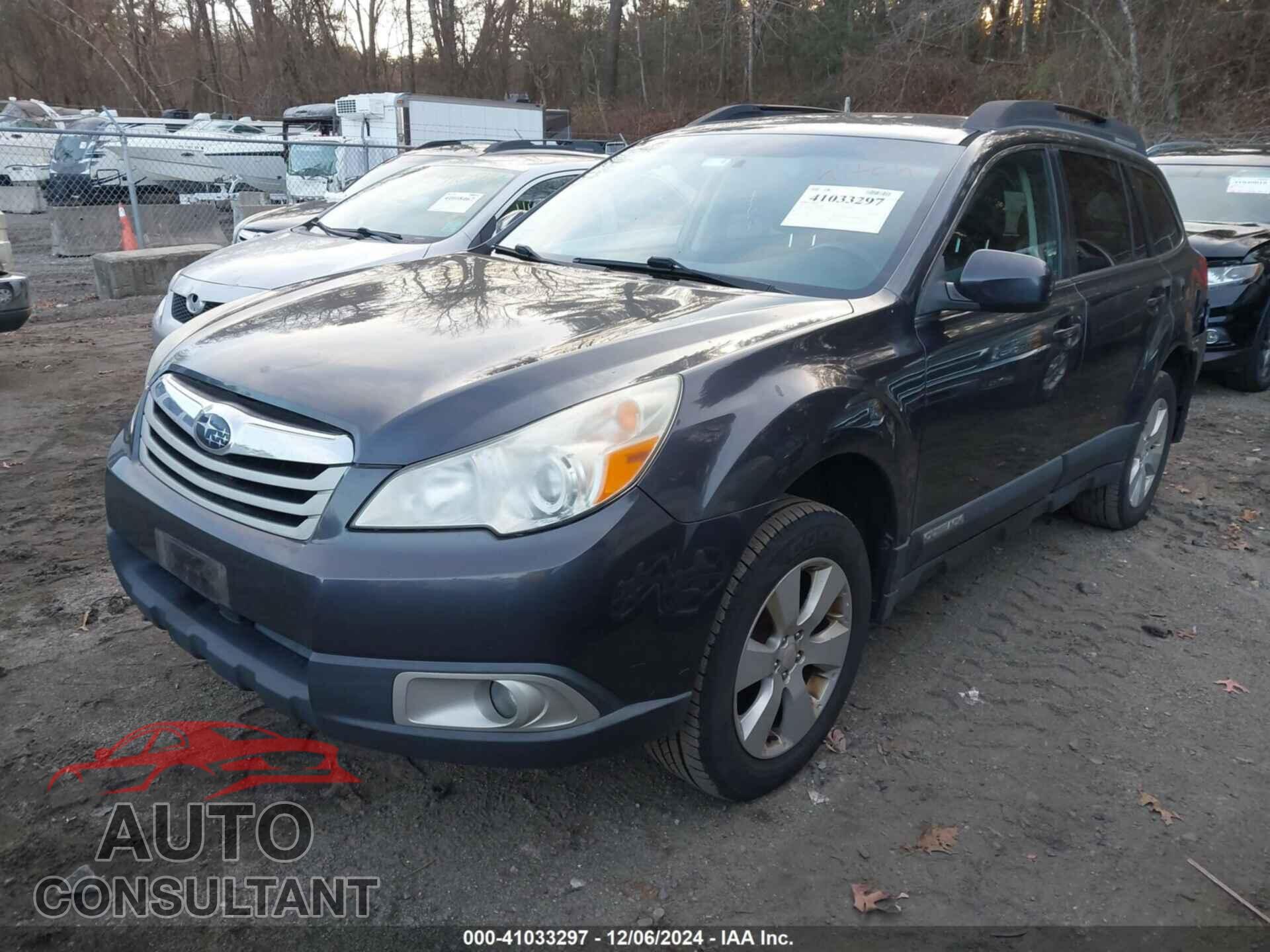 SUBARU OUTBACK 2012 - 4S4BRBCC6C3287357