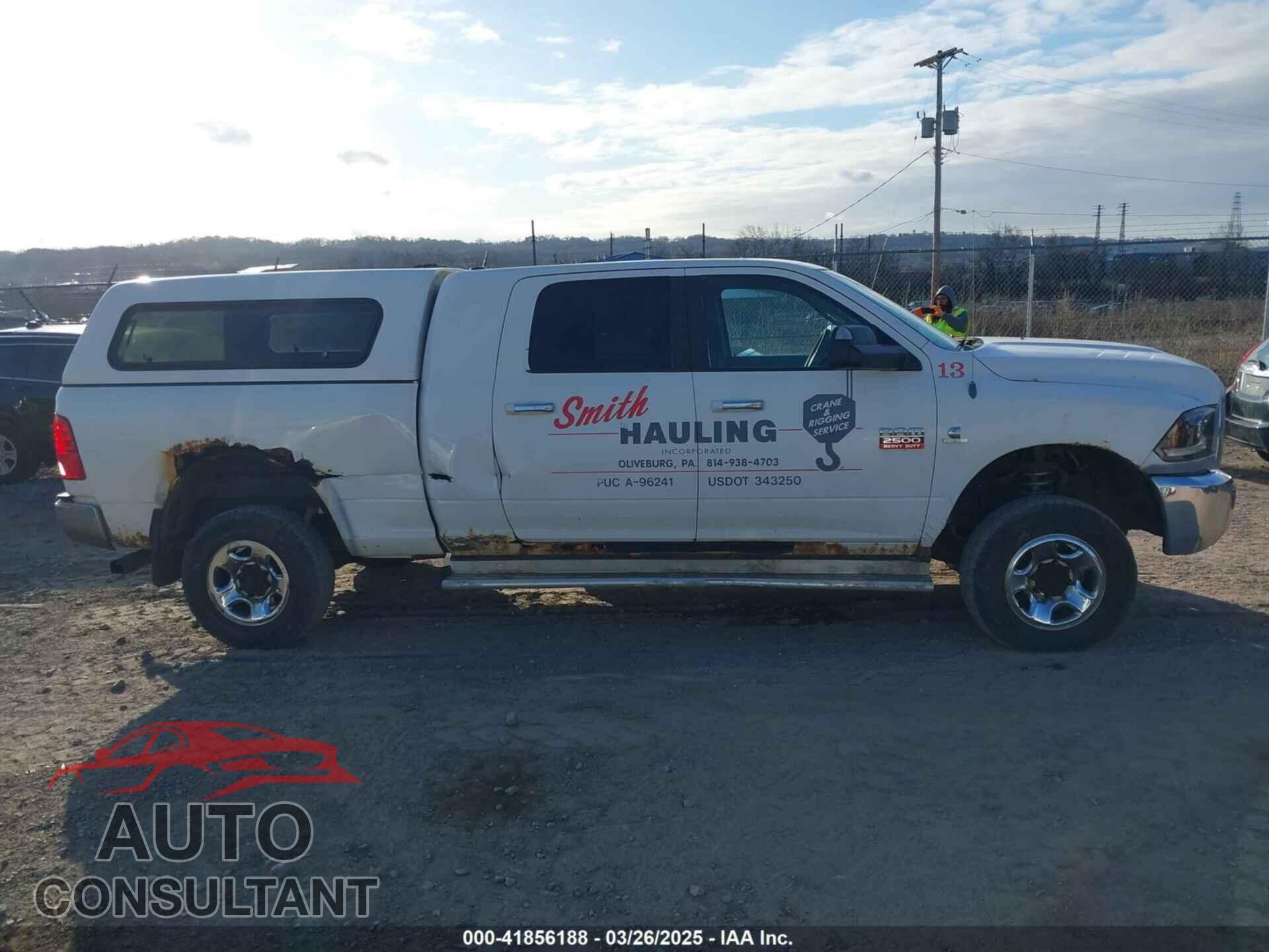 RAM RAM 2500 2011 - 3D7UT2HL9BG504540