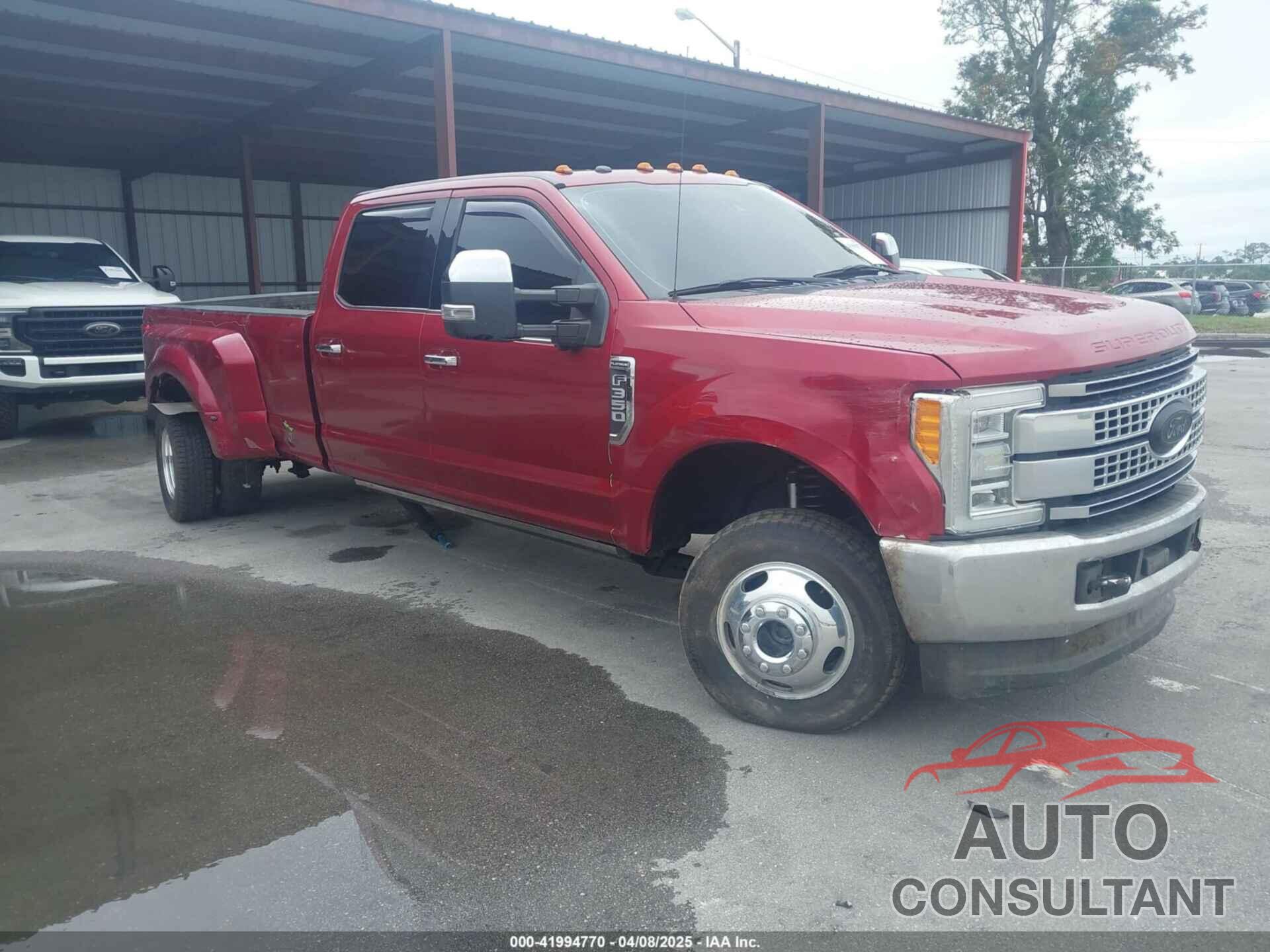 FORD F-350 2017 - 1FT8W3DT1HED15685