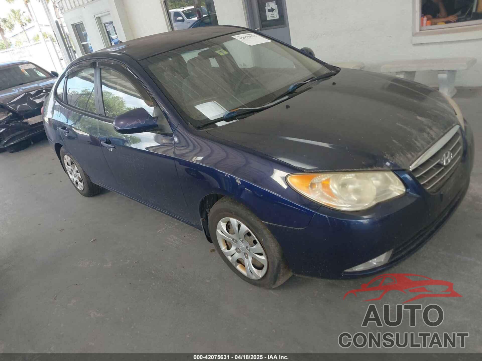 HYUNDAI ELANTRA 2009 - KMHDU46DX9U754449