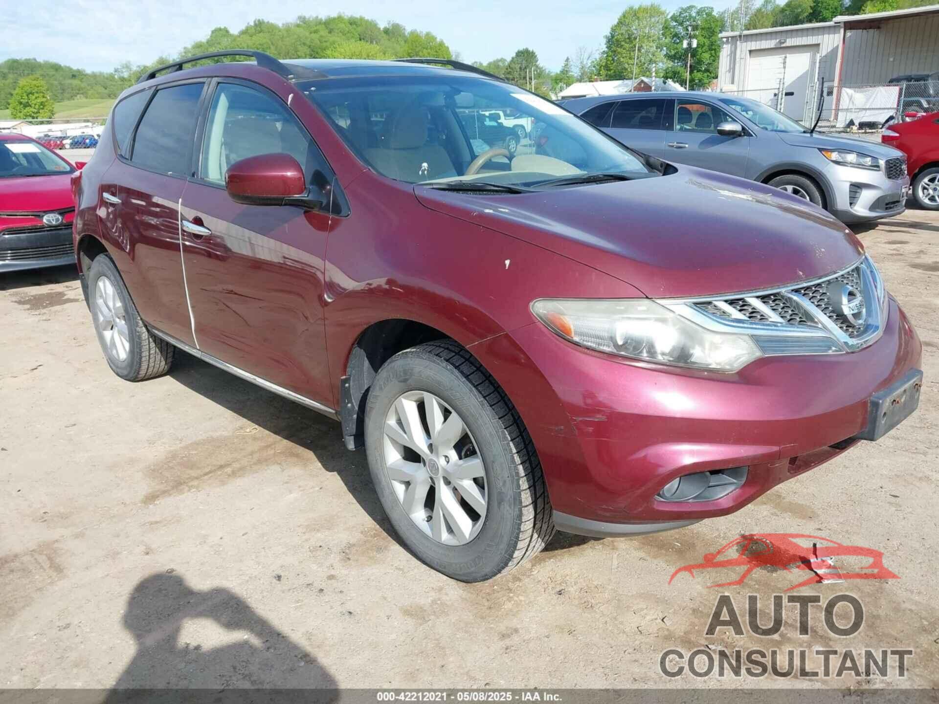 NISSAN MURANO 2011 - JN8AZ1MW7BW150450