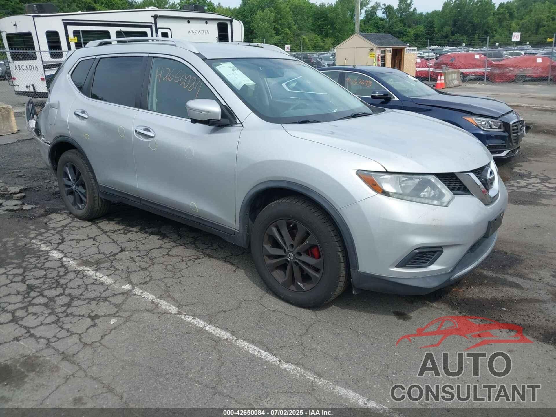 NISSAN ROGUE 2015 - KNMAT2MV3FP537460