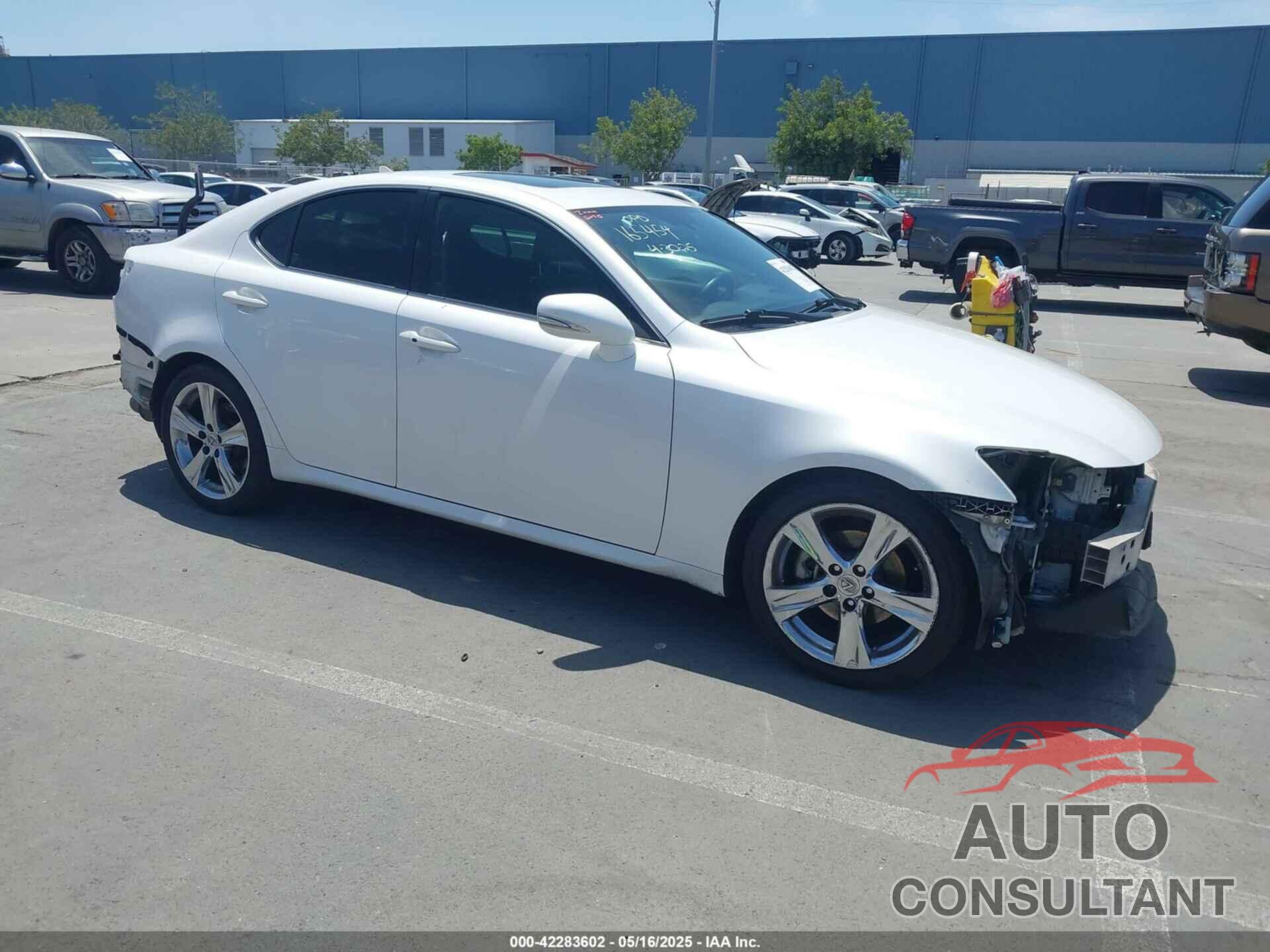 LEXUS IS 250 2013 - JTHBF5C22D5192255