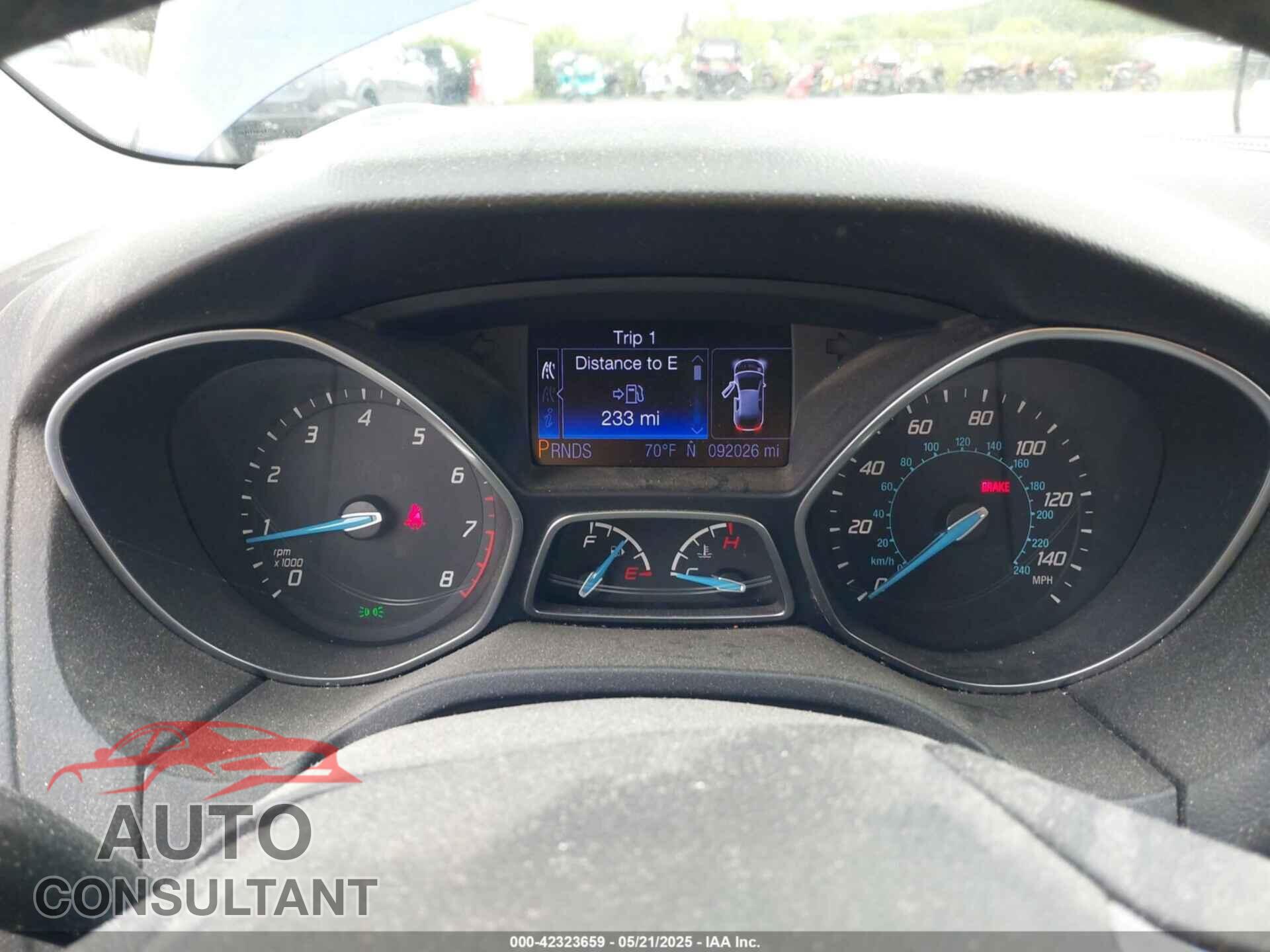FORD FOCUS 2013 - 1FADP3N24DL145500