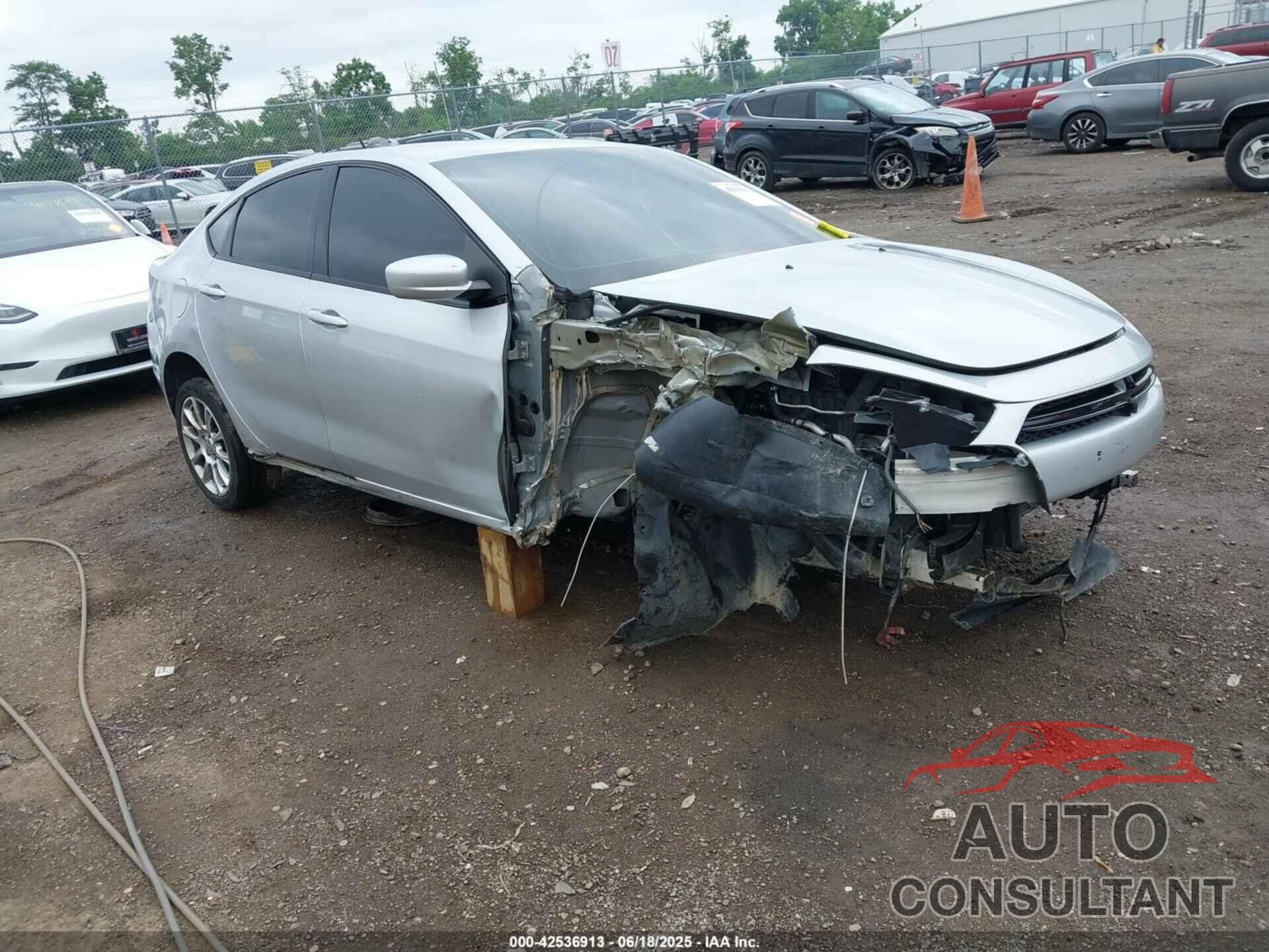 DODGE DART 2013 - 1C3CDFBA9DD307678