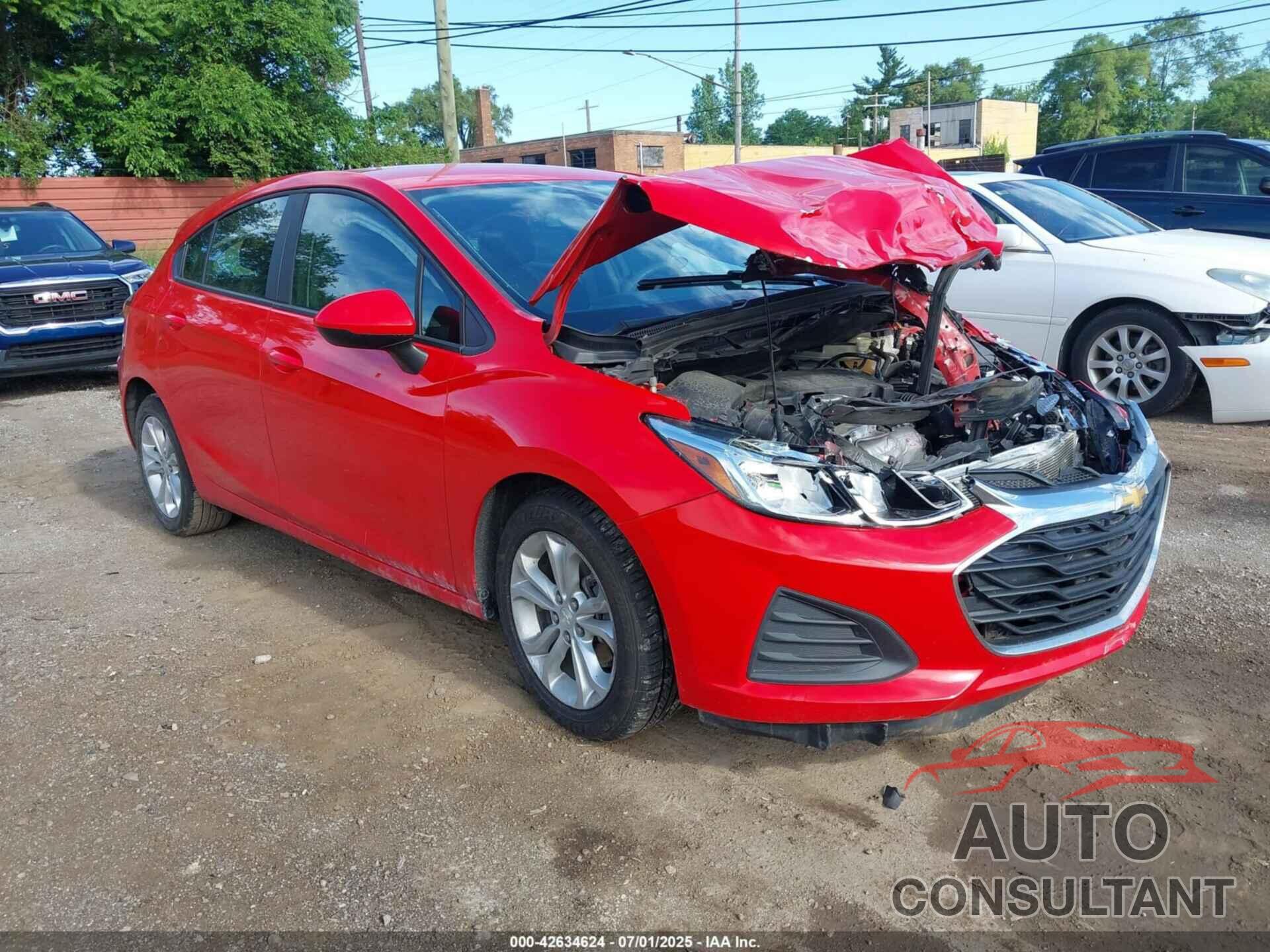 CHEVROLET CRUZE 2019 - 3G1BC6SM3KS602138