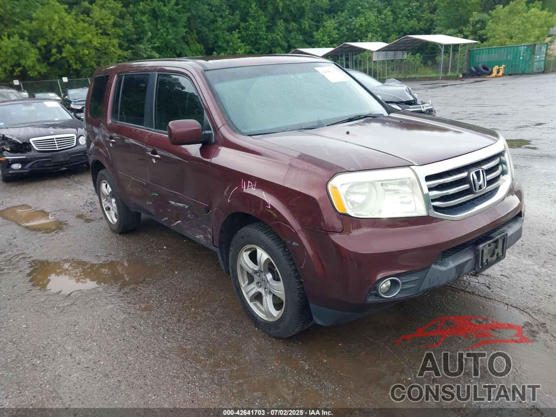HONDA PILOT 2014 - 5FNYF3H41EB005453
