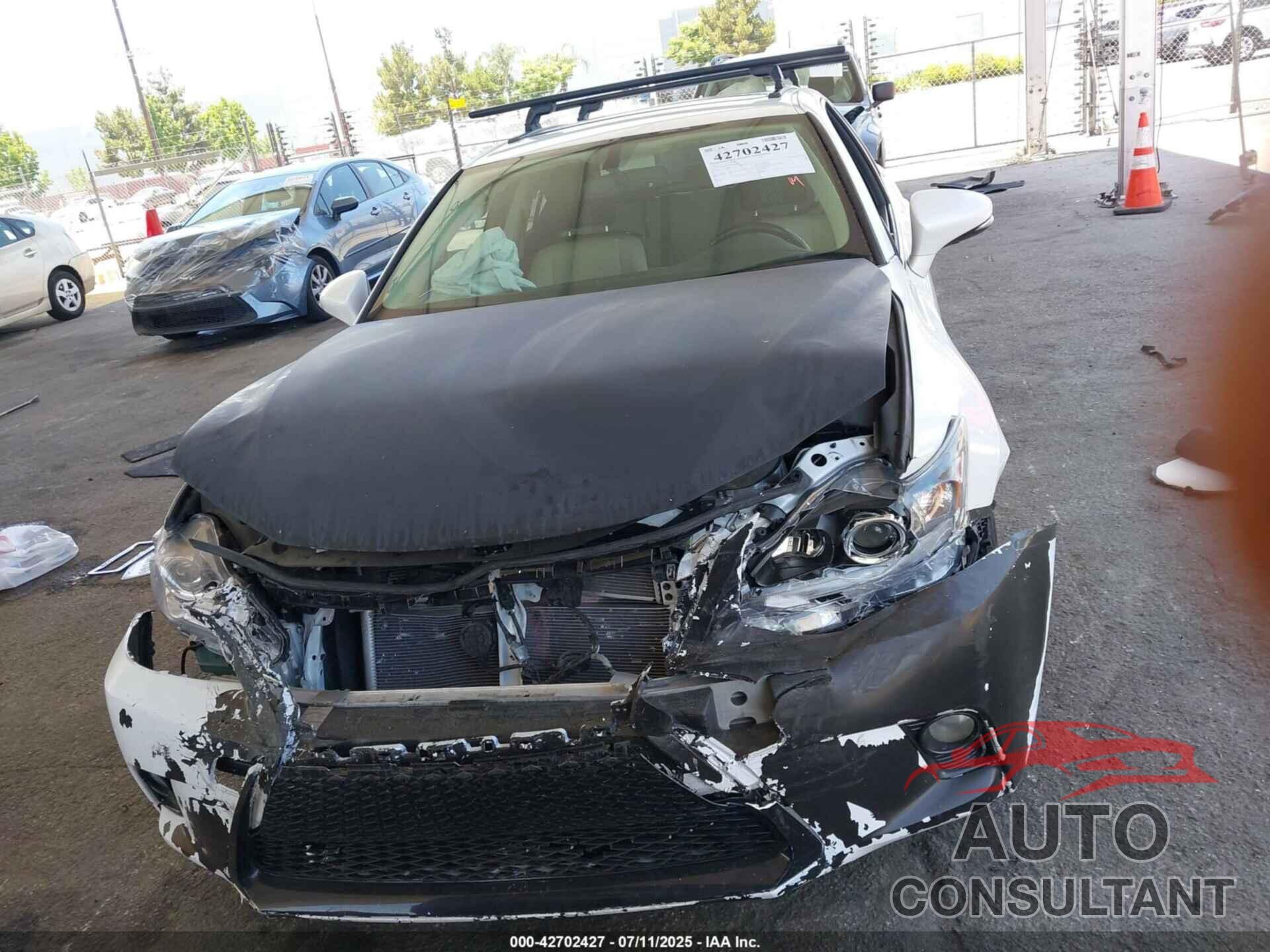 LEXUS CT 200H 2017 - JTHKD5BH6H2280289