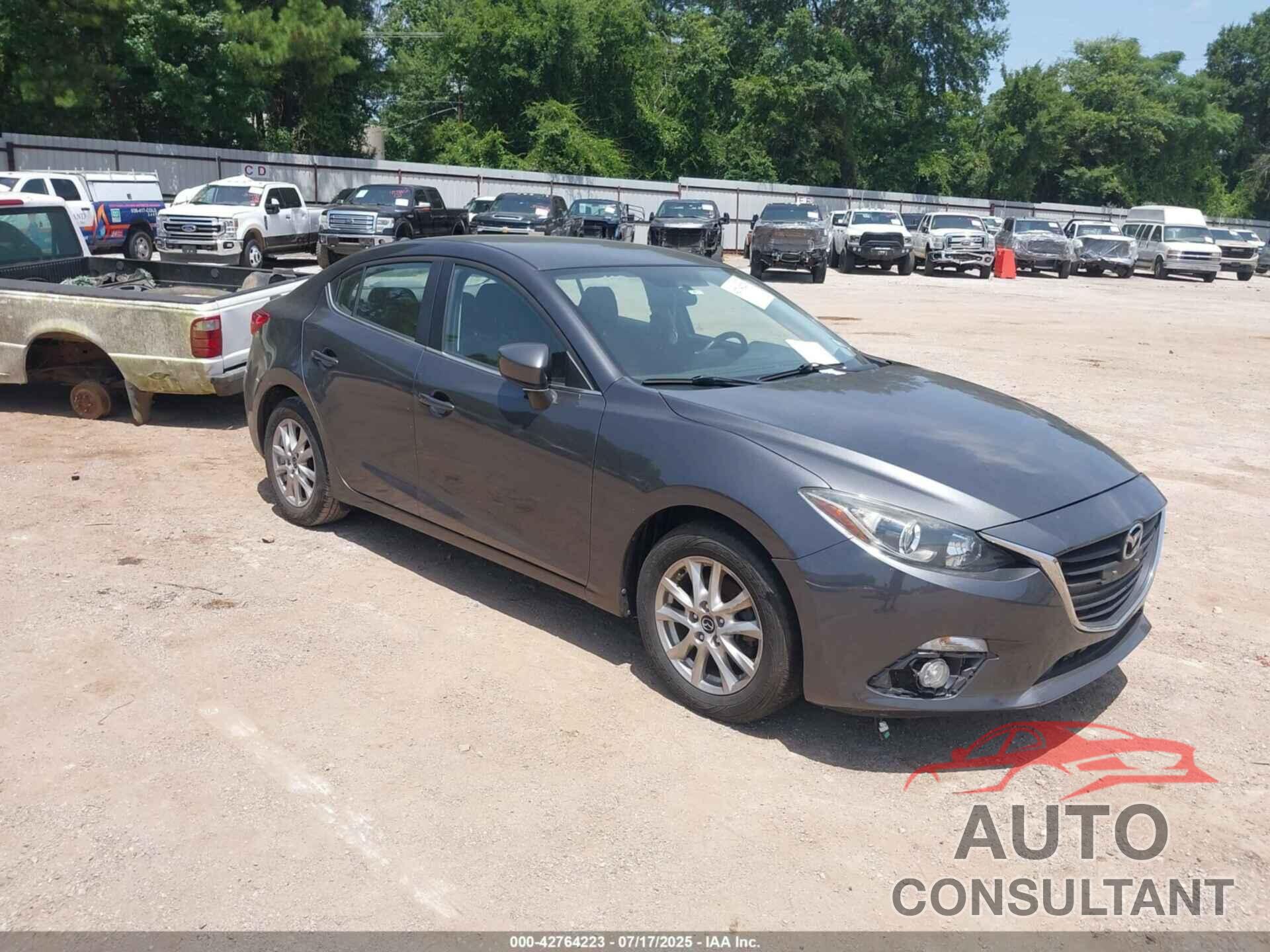 MAZDA MAZDA3 2015 - JM1BM1V78F1267835
