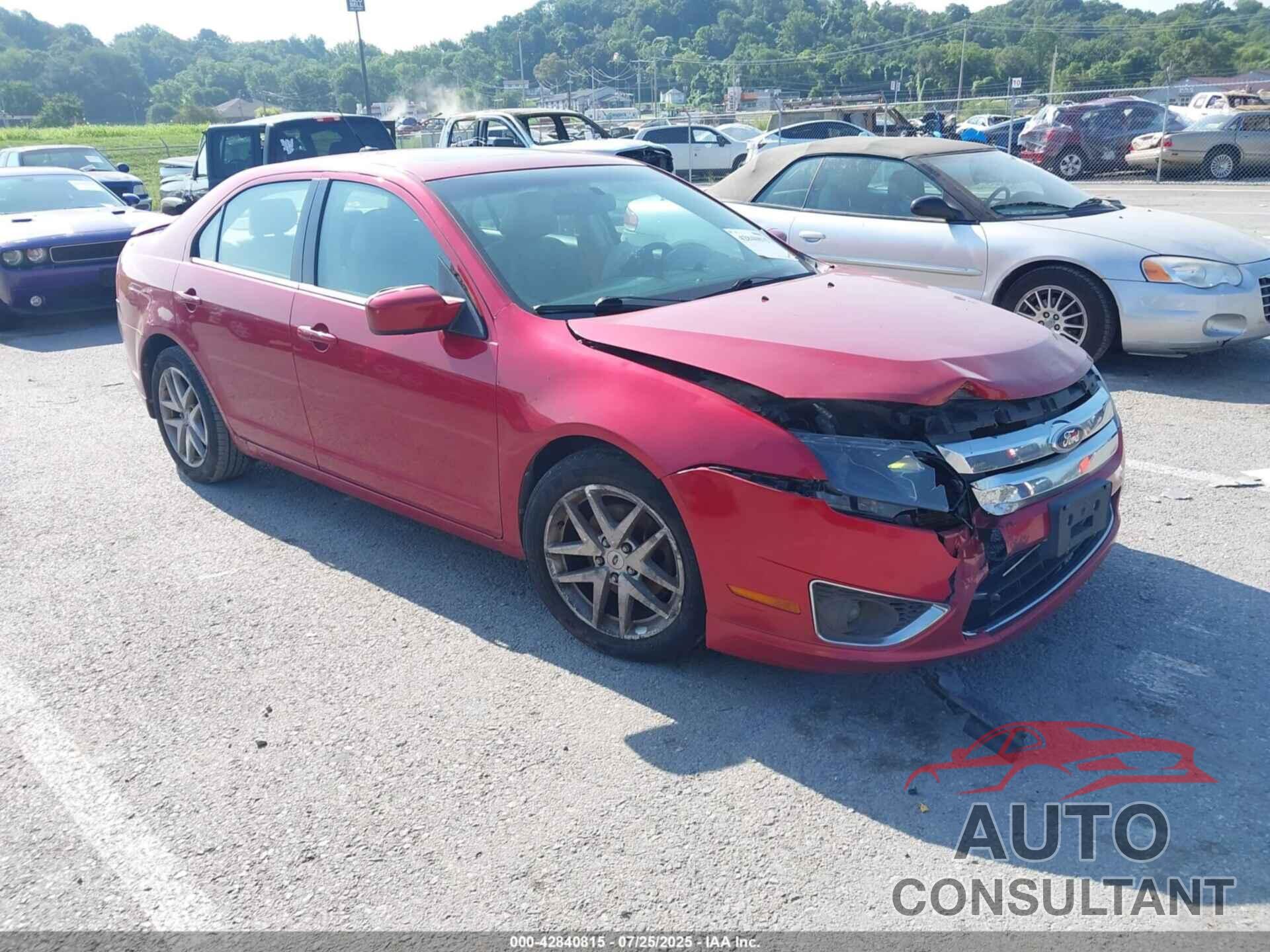 FORD FUSION 2011 - 3FAHP0JA9BR184451