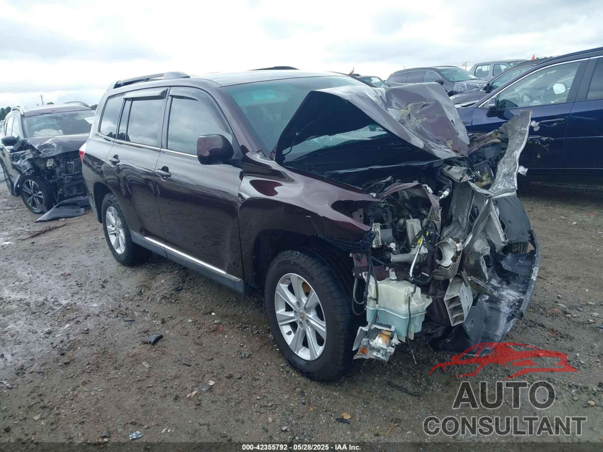 TOYOTA HIGHLANDER 2011 - 5TDZK3EH7BS025642