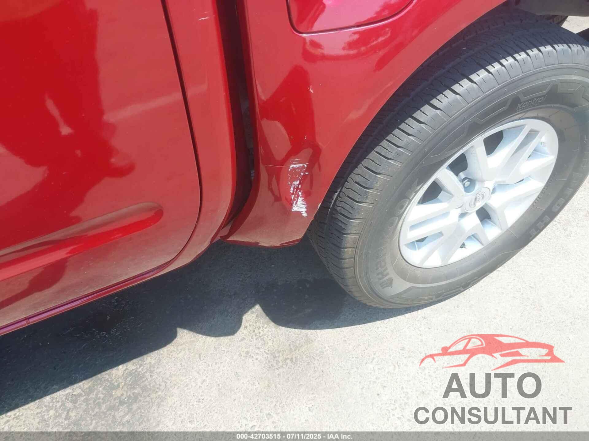 NISSAN FRONTIER 2019 - 1N6AD0EV4KN705996