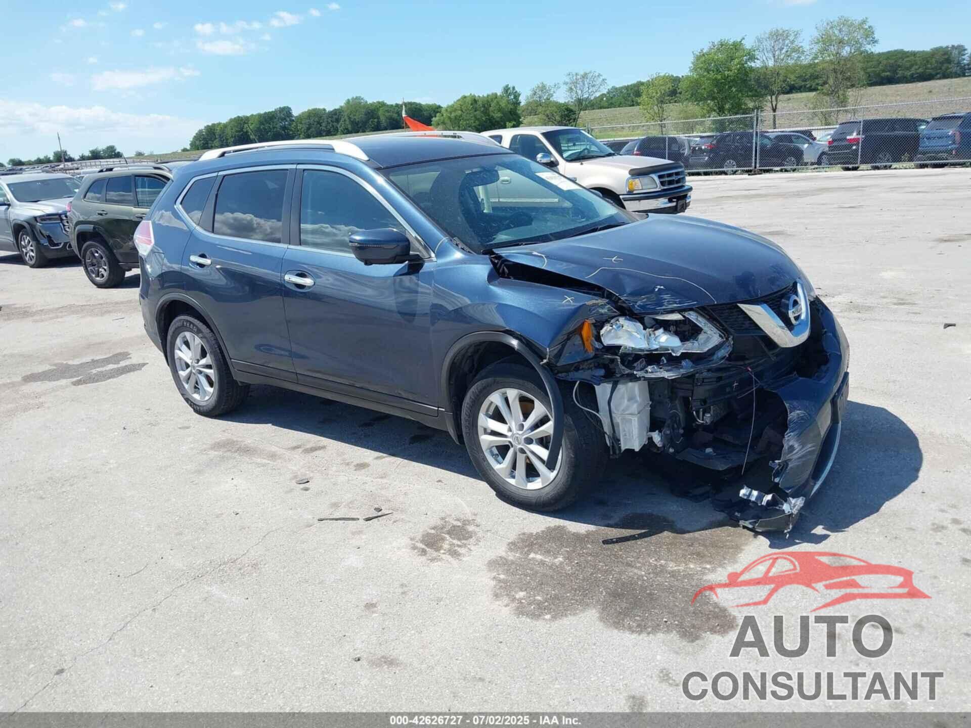 NISSAN ROGUE 2016 - KNMAT2MV6GP618972
