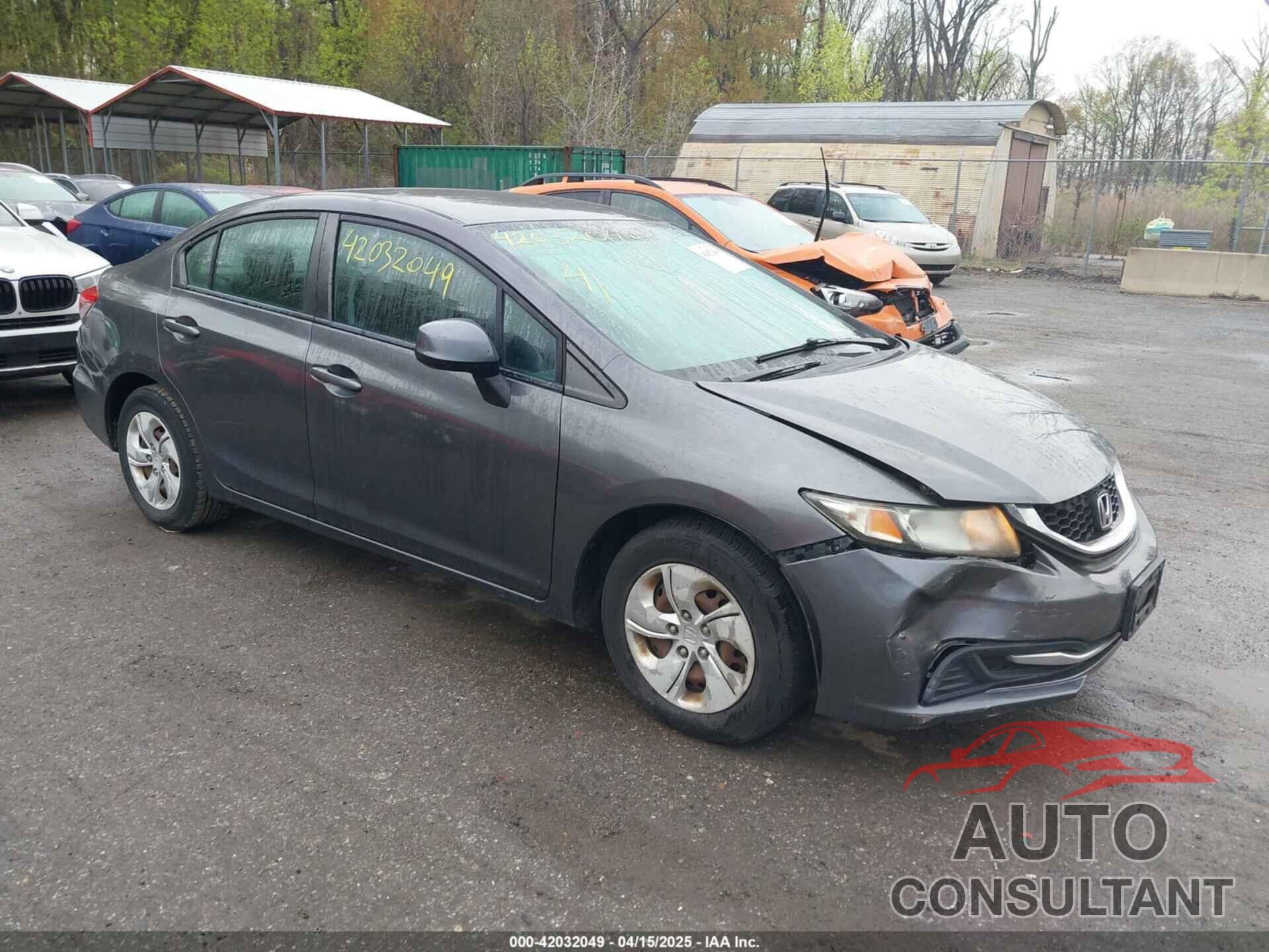 HONDA CIVIC 2013 - 2HGFB2F54DH565745