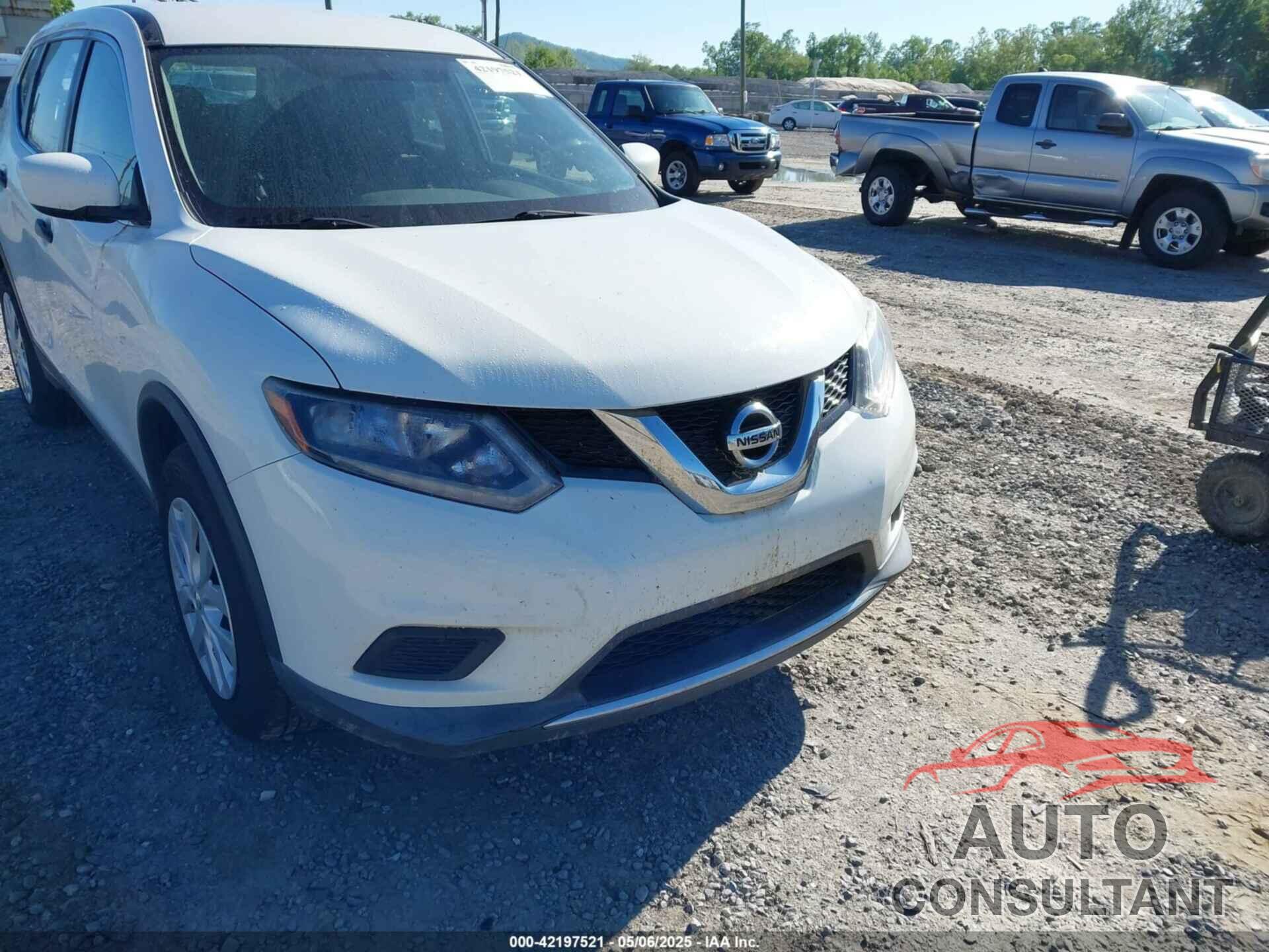 NISSAN ROGUE 2016 - KNMAT2MV8GP700721