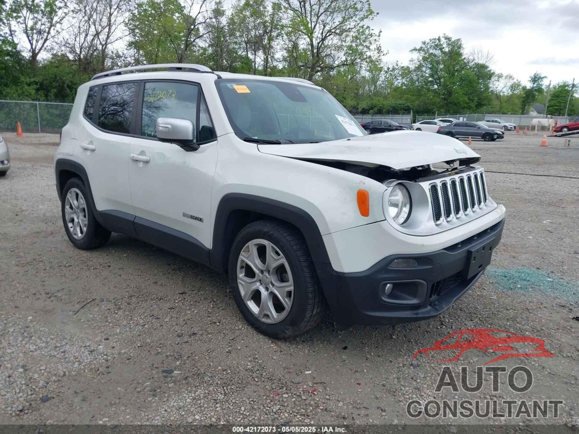 JEEP RENEGADE 2016 - ZACCJADT9GPC74452