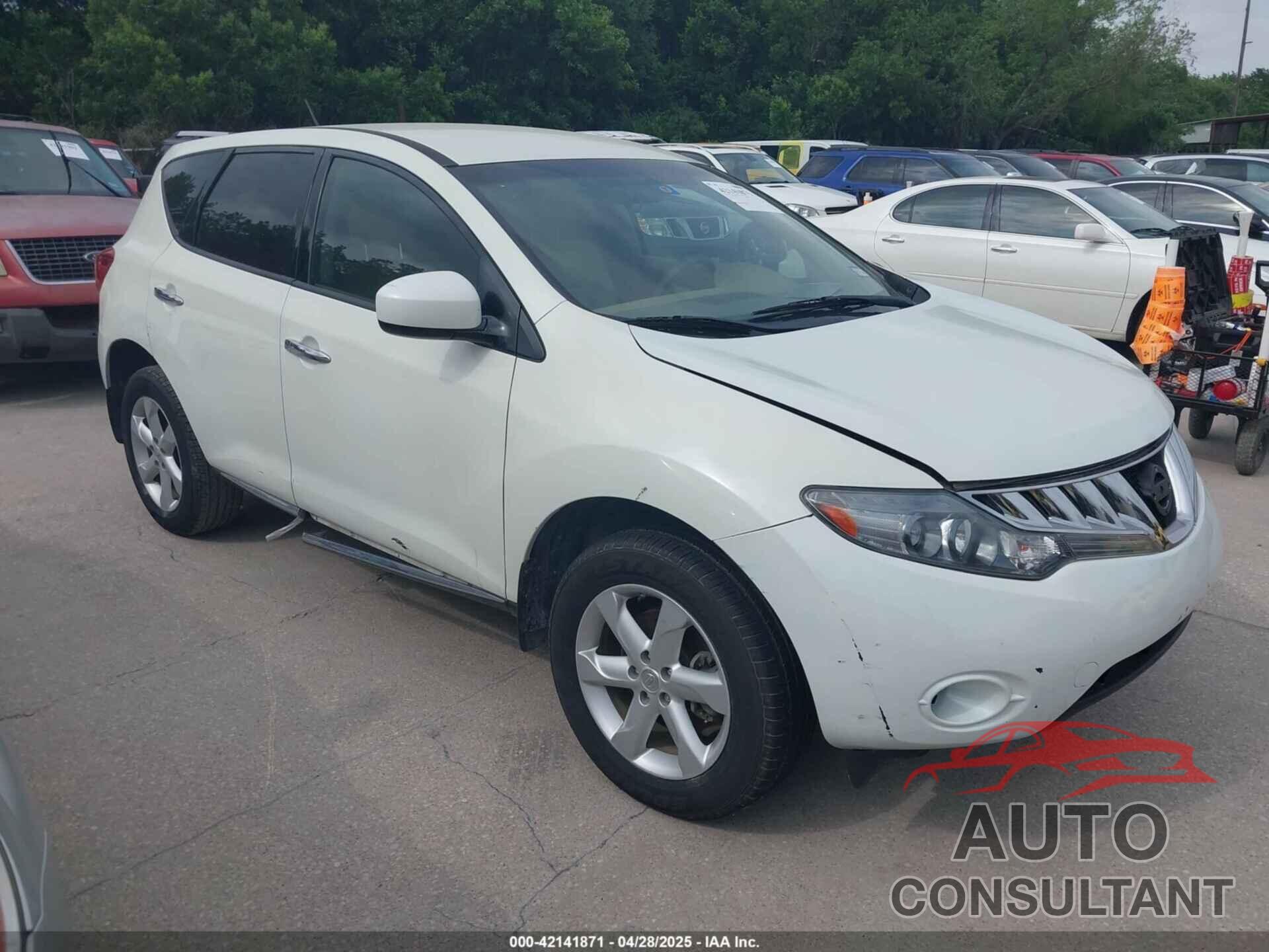 NISSAN MURANO 2010 - JN8AZ1MU3AW018766
