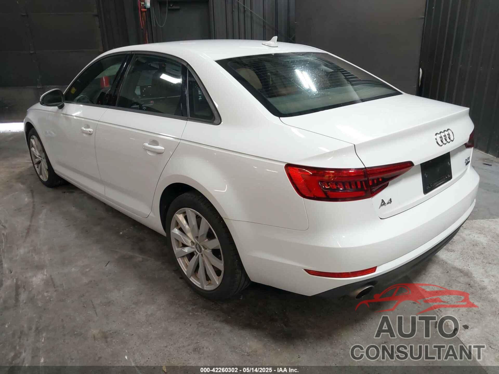 AUDI A4 2017 - WAUANAF4XHA077628