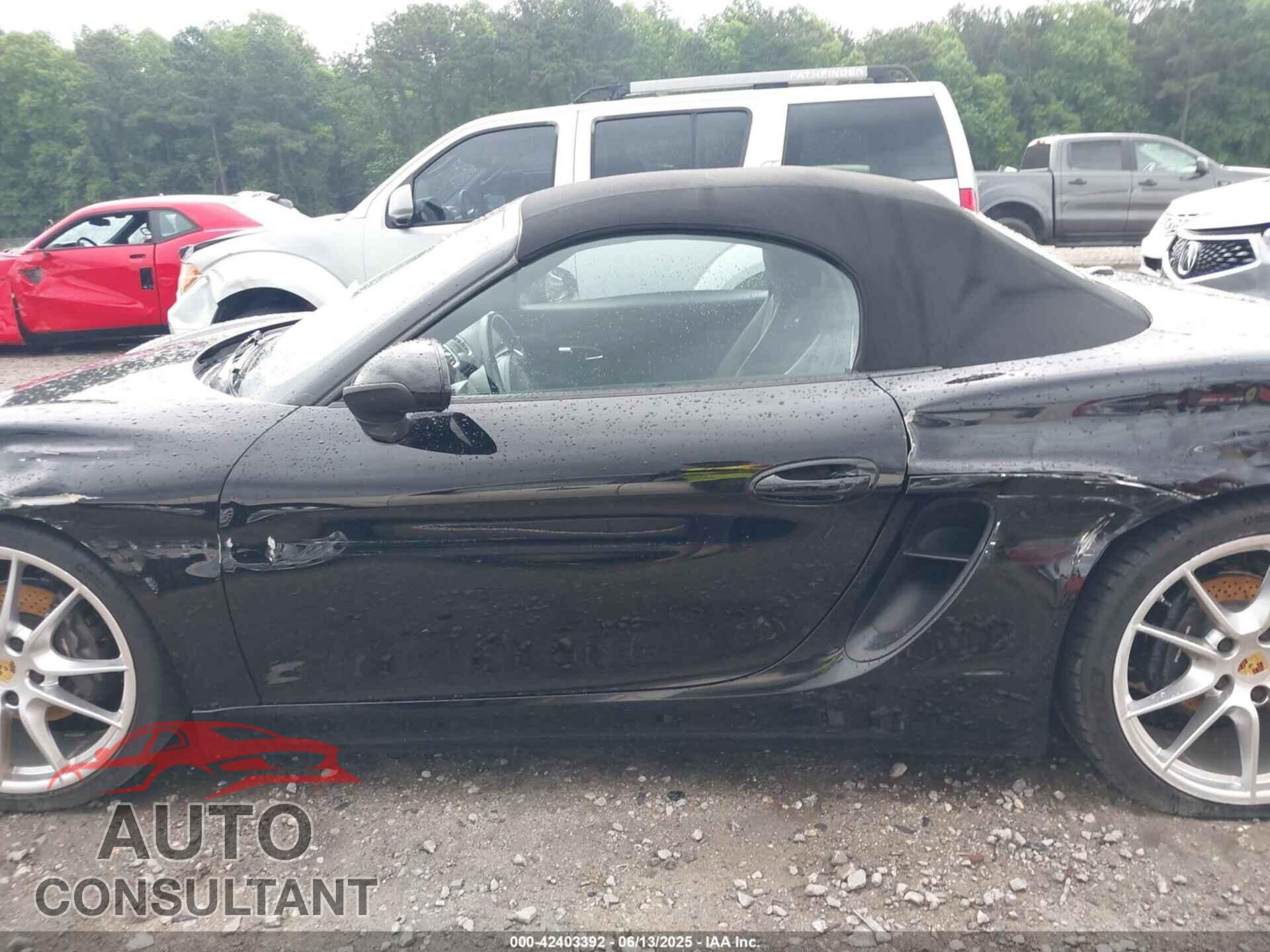 PORSCHE BOXSTER 2016 - WP0CA2A80GS120809
